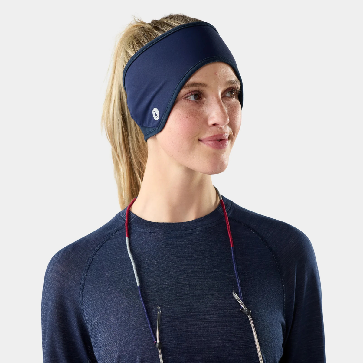 SMARTWOOL ACTIVE FLEECE WIND HEADBAND - DEEP NAVY