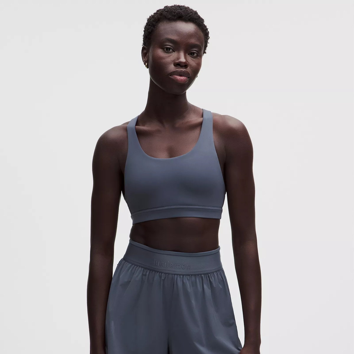 LULULEMON WUNDER TRAIN MESH-BACK BRA, MEDIUM SUPPORT B/C CUP - DUSTY DIAMOND DUSTY DIAMOND