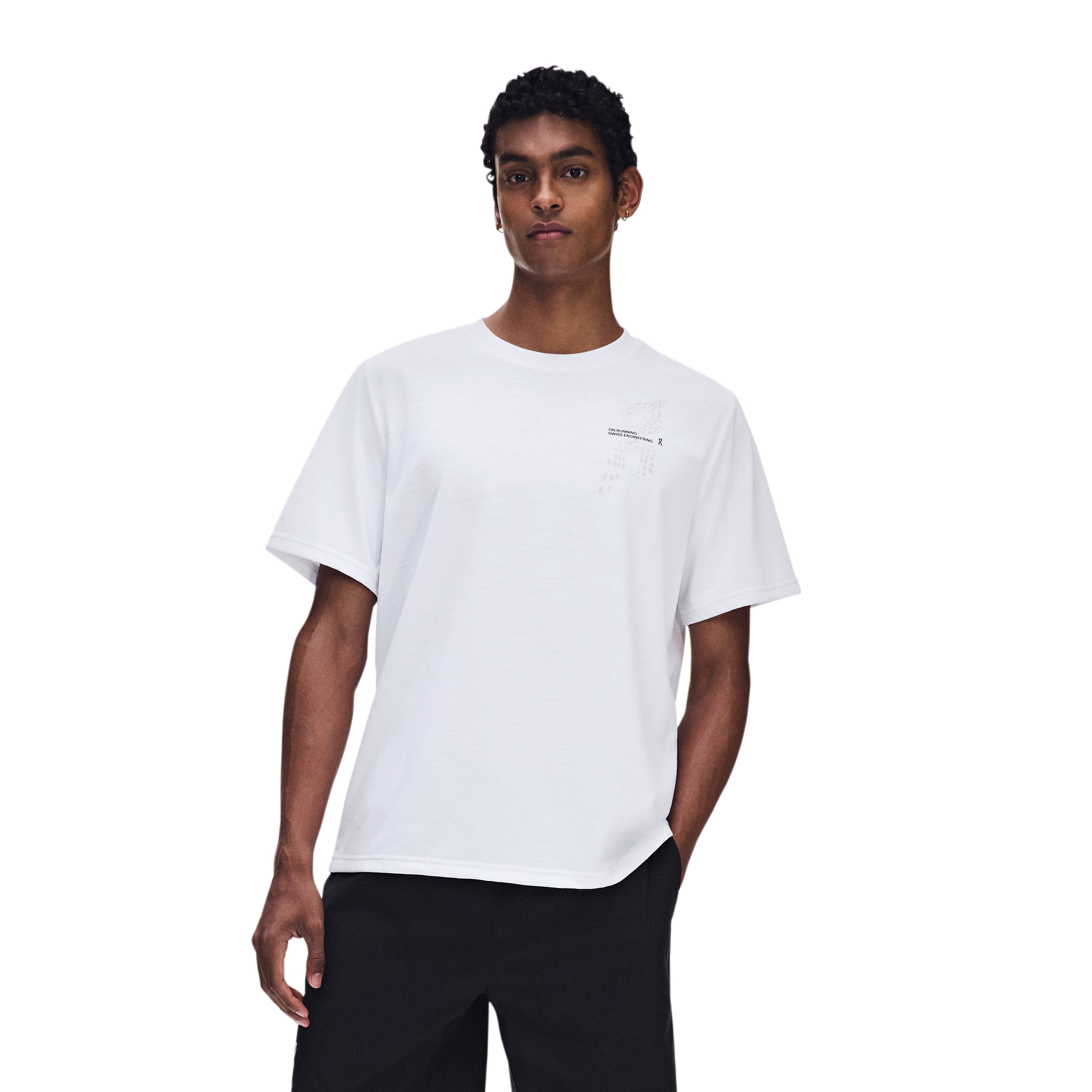 ON RUNNING MEN'S RUN-T - WHITE 0069 White