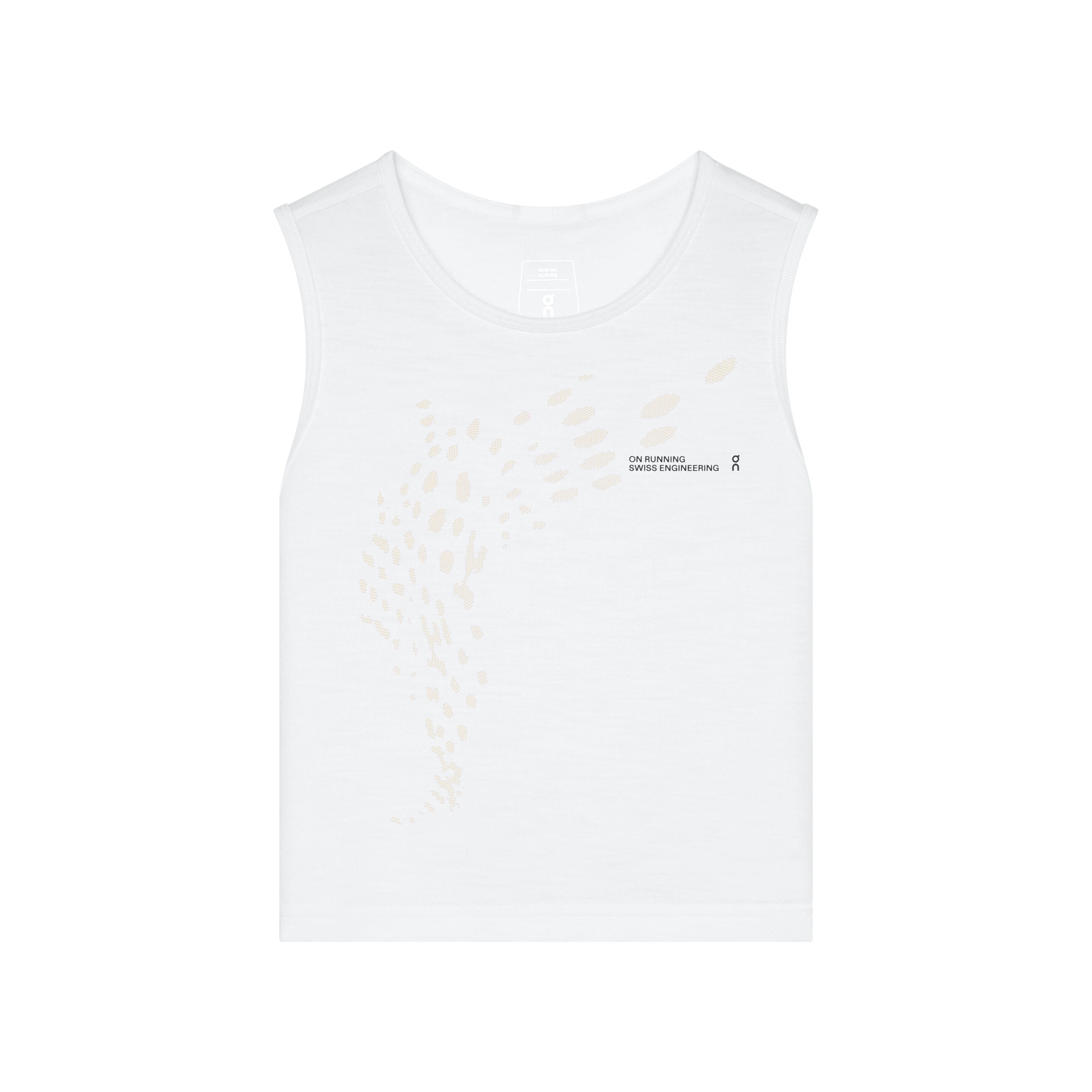 ON RUNNING WOMEN'S RUN TANK 2 - WHITE 0069 WHITE