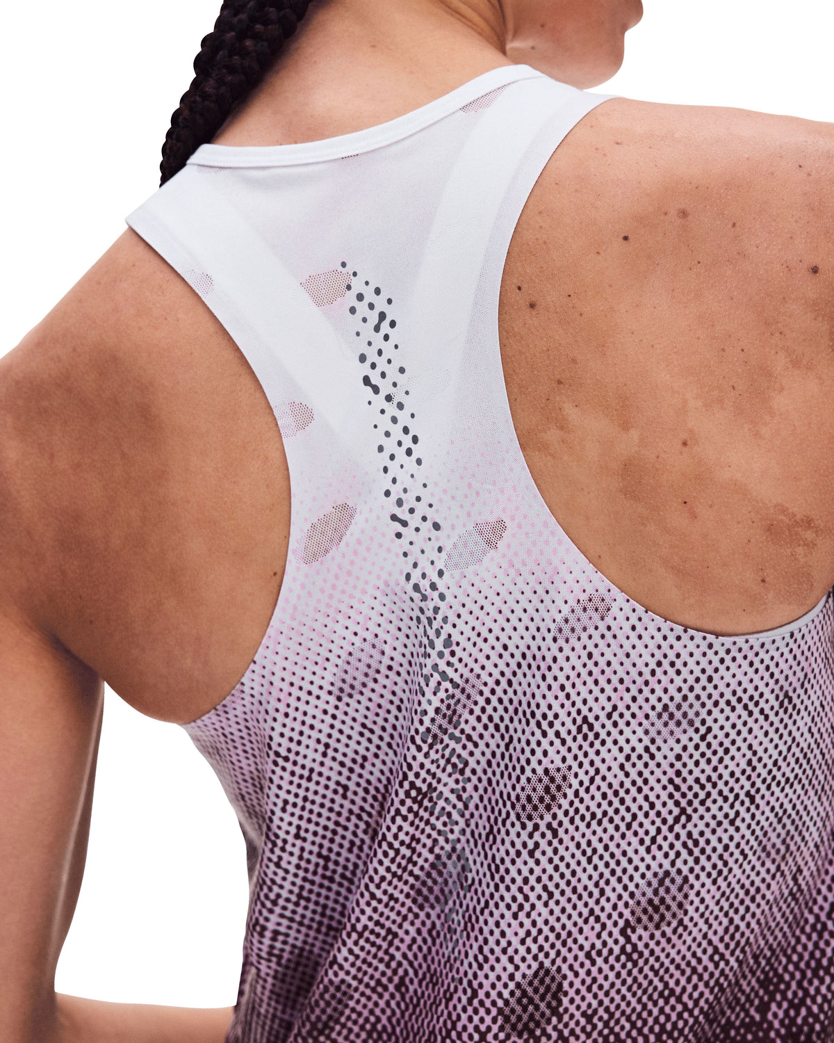 WOMEN'S ZERO TANK BREATHE - FOXGLOVE/WHITE