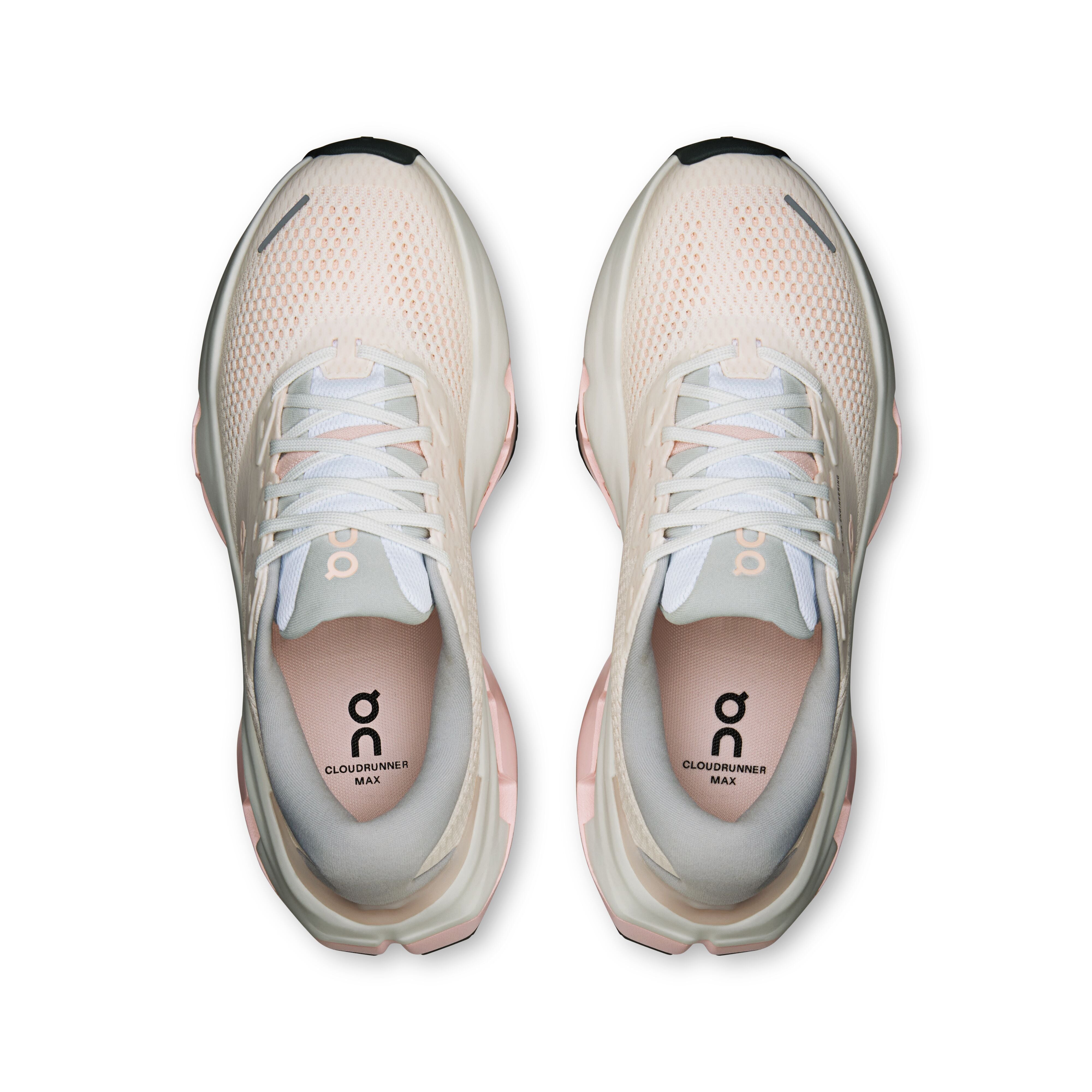 ON RUNNING WOMEN'S CLOUDRUNNER 3 MAX - WHITE/SALT
