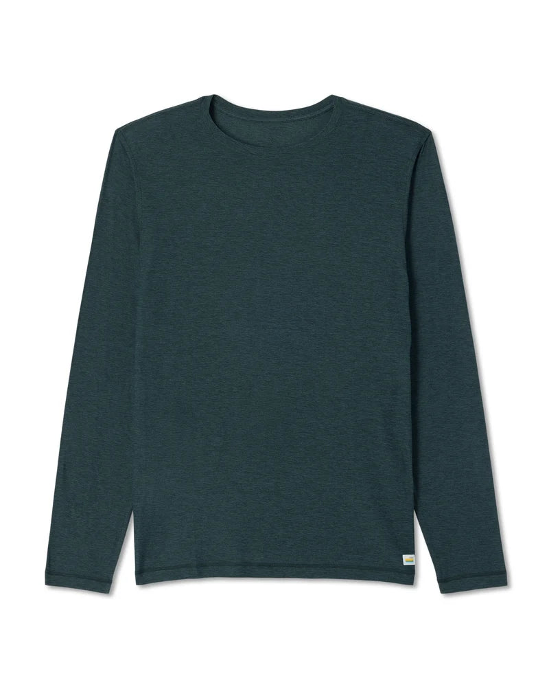 VUORI MEN'S STRATO TECH LONG SLEEVE - HEMLOCK HEATHER HEMLOCK HEATHER