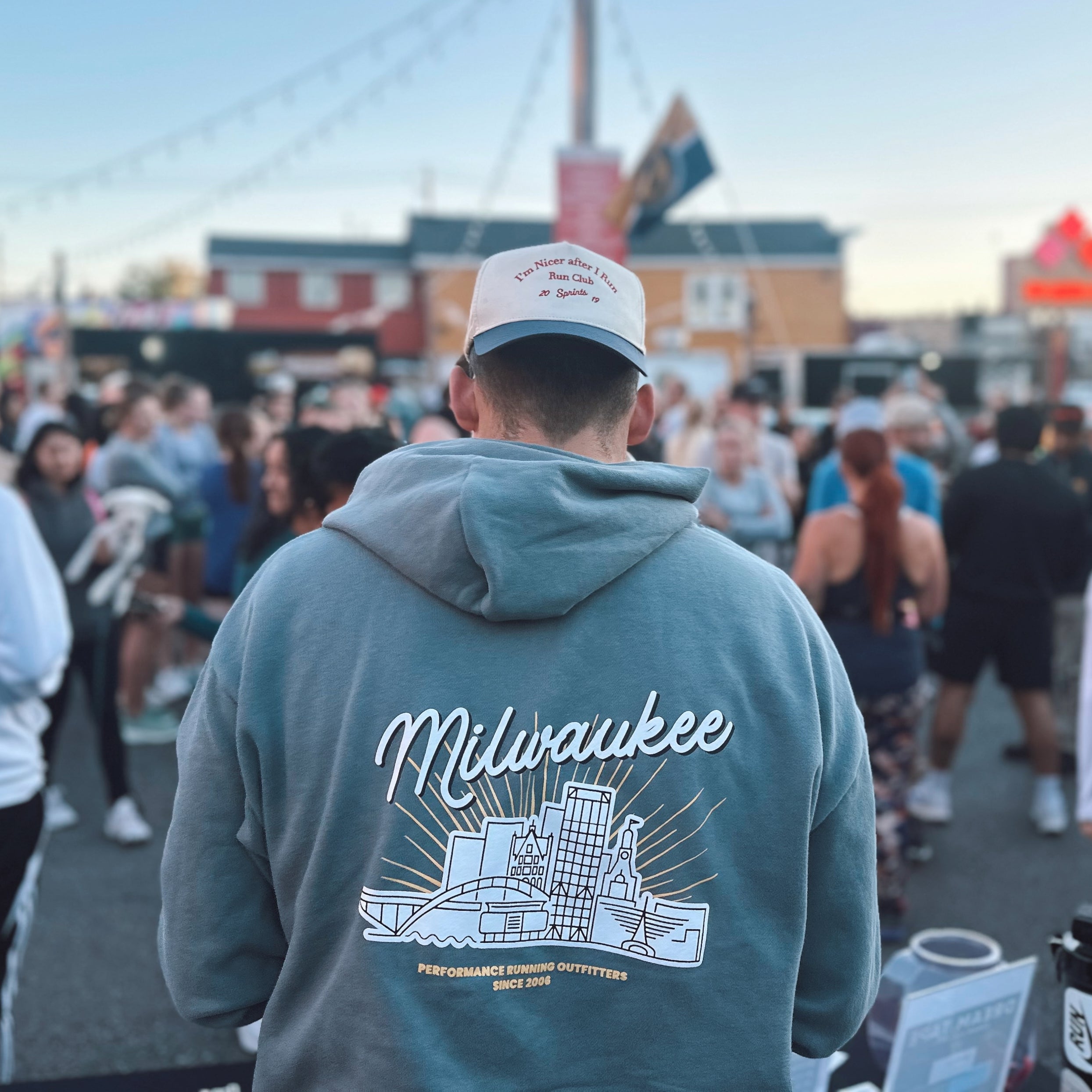 PR GEAR RUN MORE 414 LIMITED EDITION SWEATSHIRT - BLUE MAGIC S