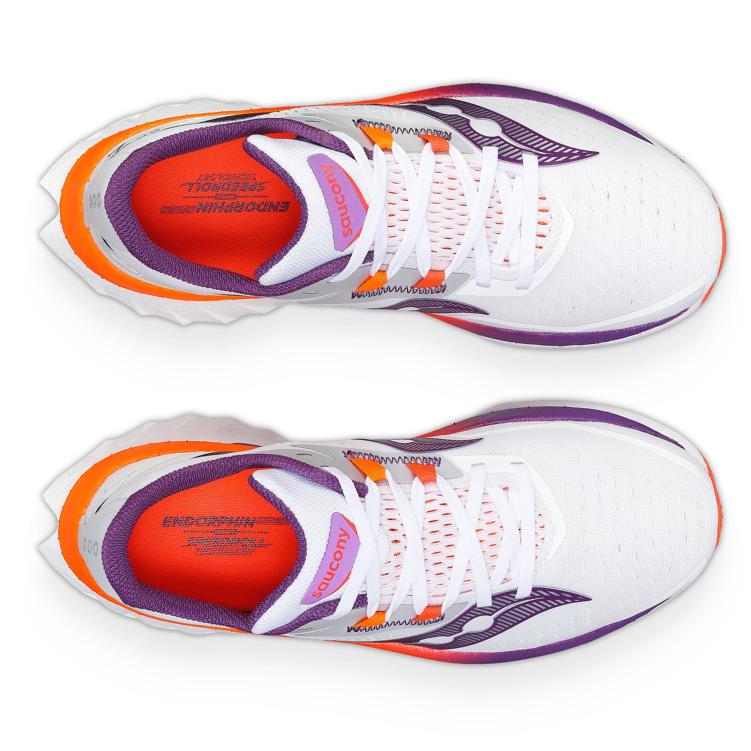 SAUCONY WOMEN'S ENDORPHIN SPEED 4 - B - 129 WHITE/VIOLET 