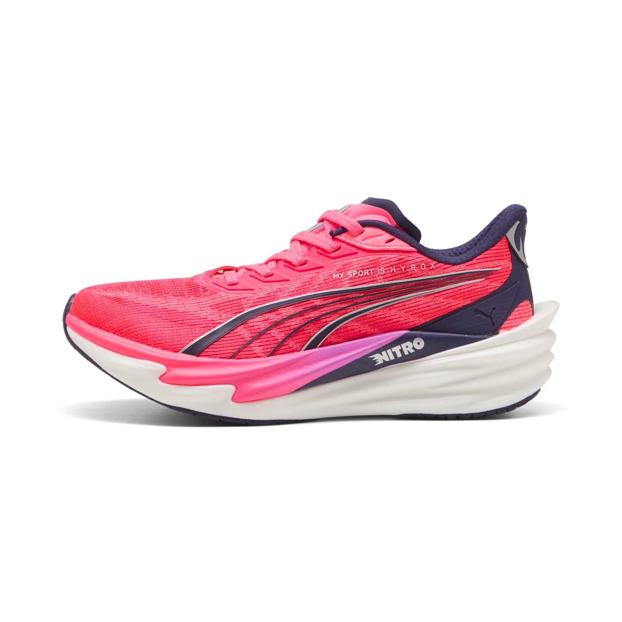 PUMA WOMEN'S DEVIATE NITRO 4 HYROX - B - PURE PINK/WHITE