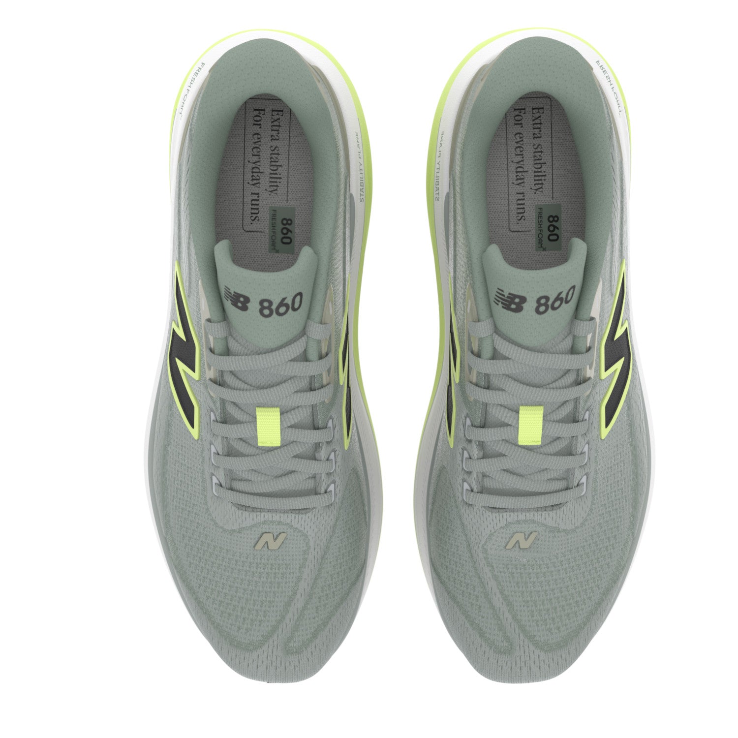 NEW BALANCE MEN'S 860 V15 - WIDE 2E - LONE STAR GREY - SIZE 8.0