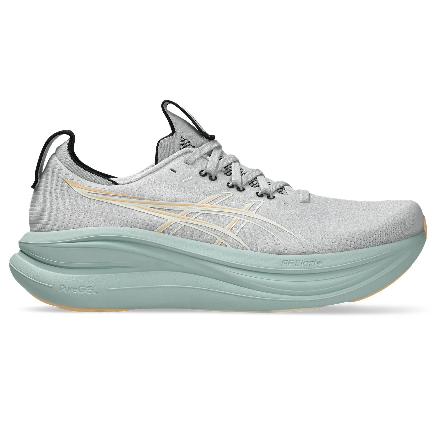 ASICS MEN'S NIMBUS 28 - D - CLOUD GREY/CREAM 7.0