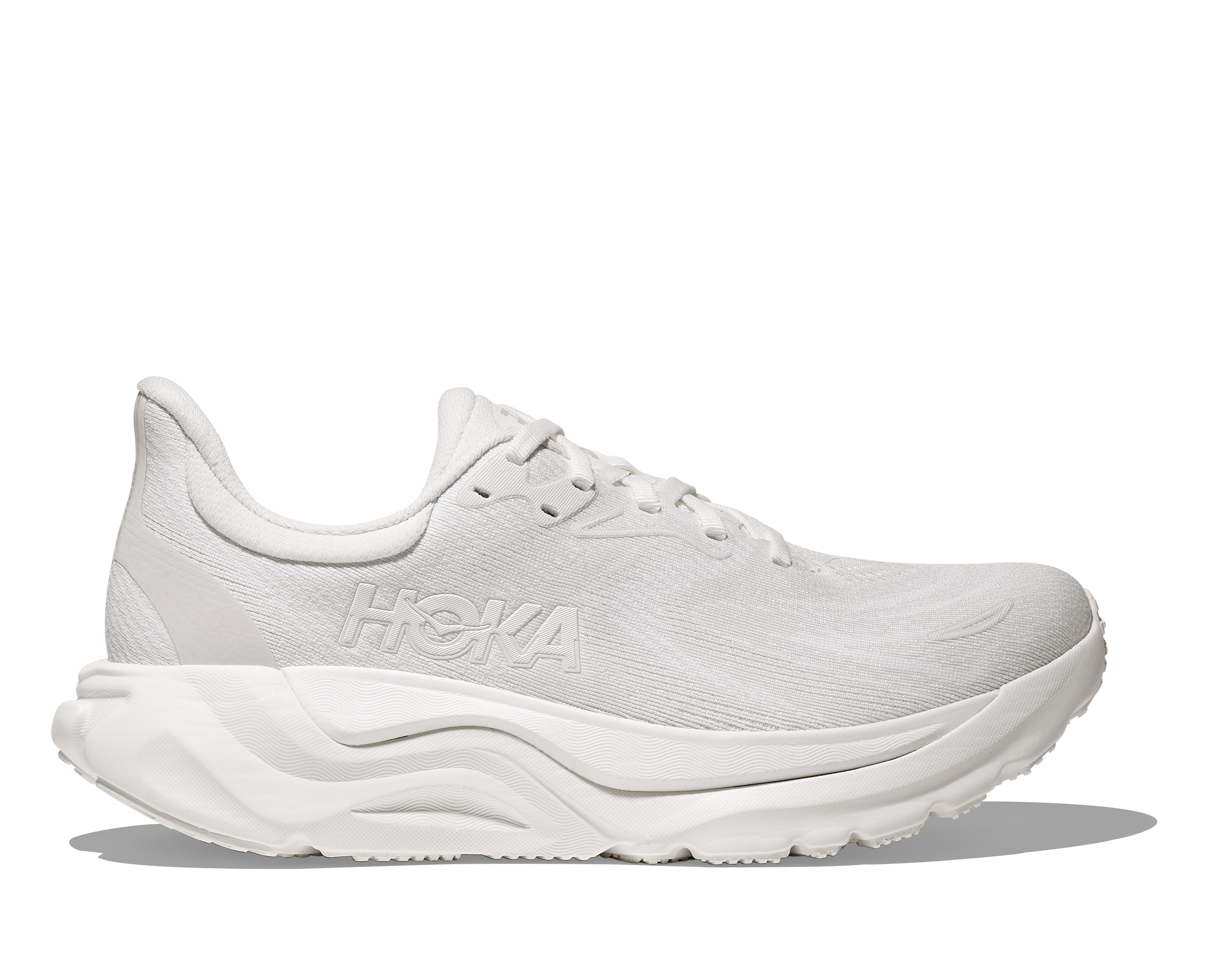 HOKA WOMEN'S ARAHI 8 - WIDE D - WHITE/WHITE - SIZE 9.5