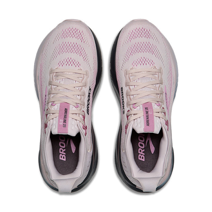 BROOKS WOMEN'S ADRENALINE GTS 25 - B - MAUVE/EBONY/PINK