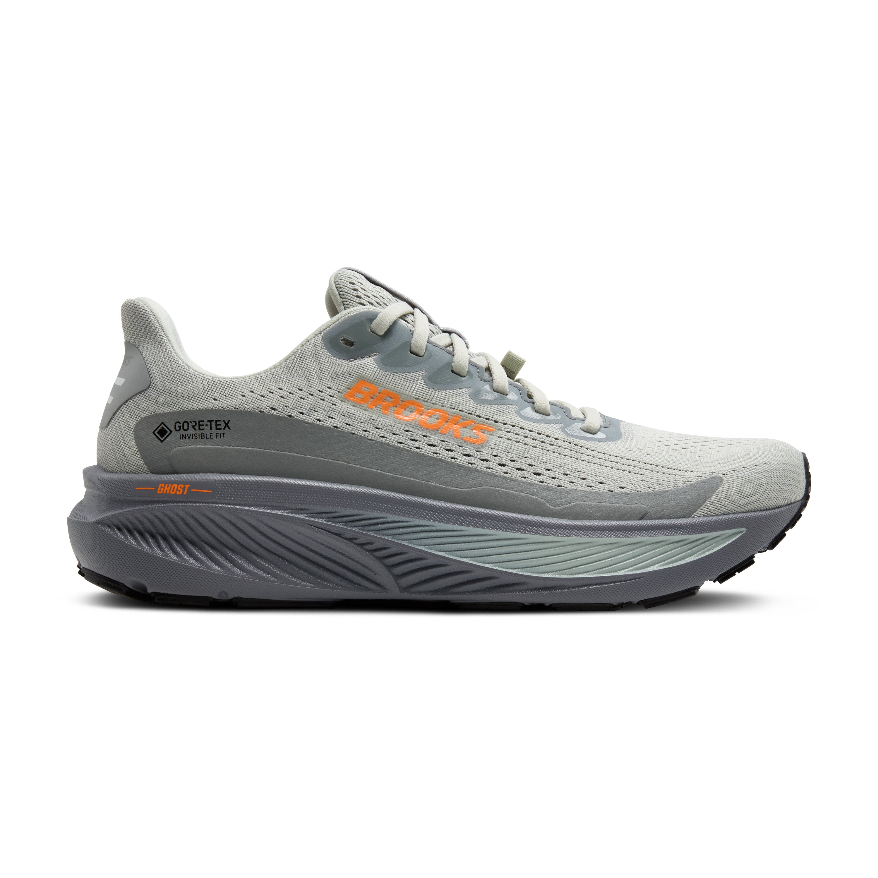MEN'S GHOST 17 GTX - D - SMOKE/PRIMER GREY/ORANGE | Performance