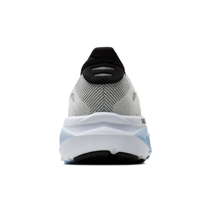 BROOKS MEN'S GHOST 18 - D - WHITE/BLACK/OPEN AIR
