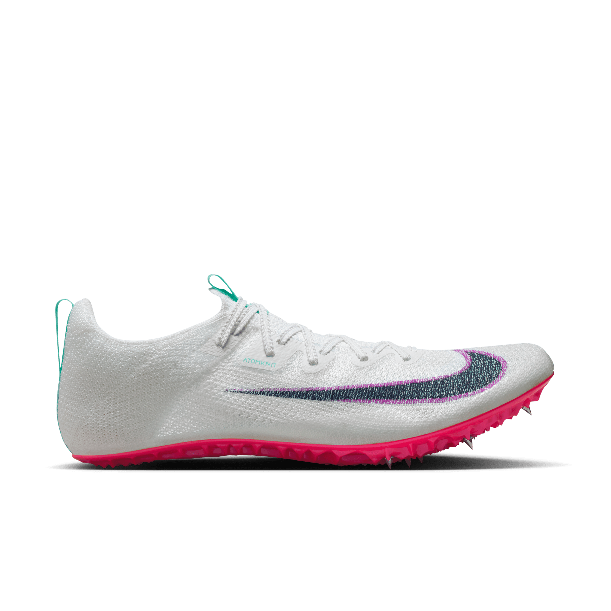 NIKE AIR ZOOM SUPERFLY ELITE 2 - D - WHITE/BRIGHT CRIMSON 4.0