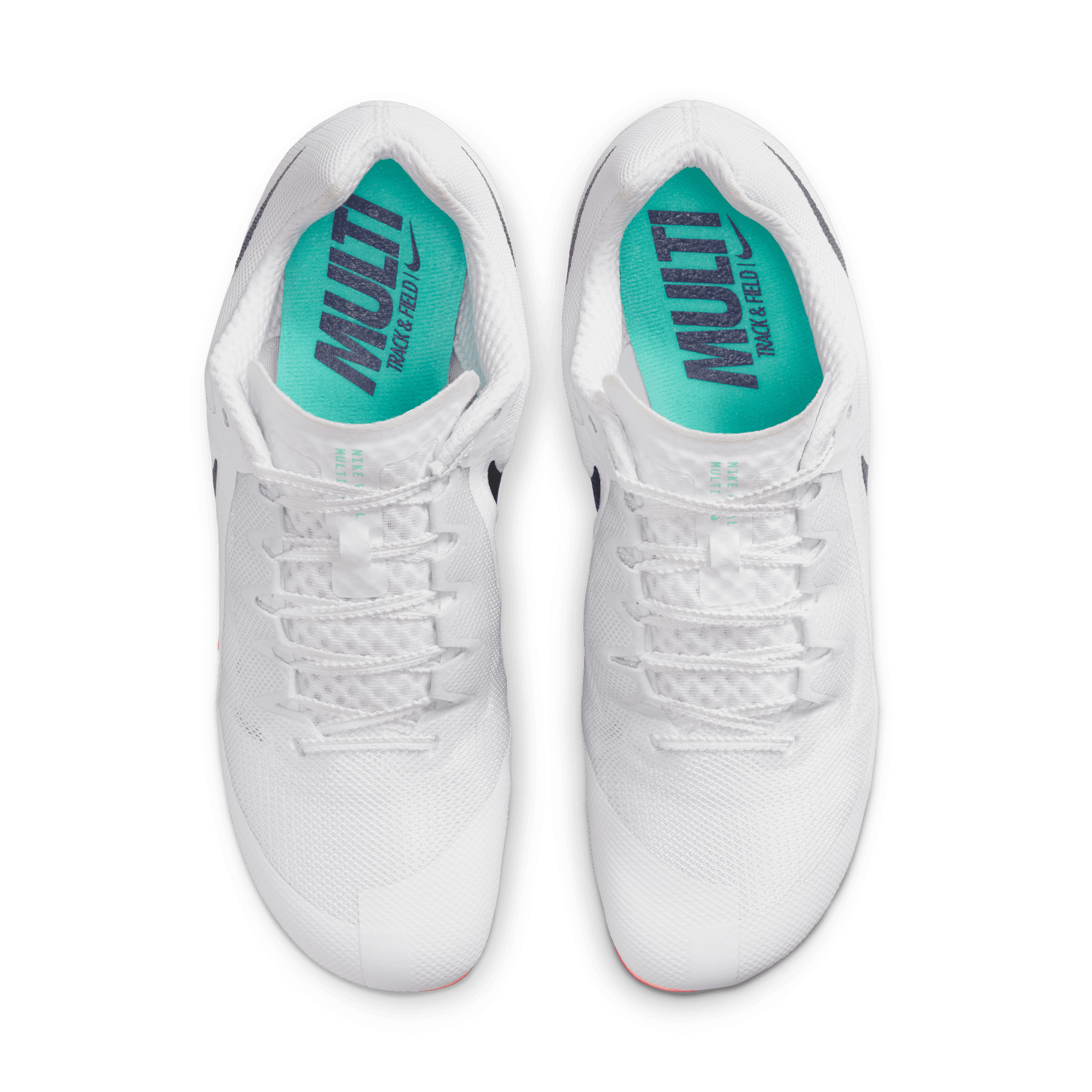 NIKE ZOOM RIVAL MULTI - D - WHITE/BRIGHT CRIMSON