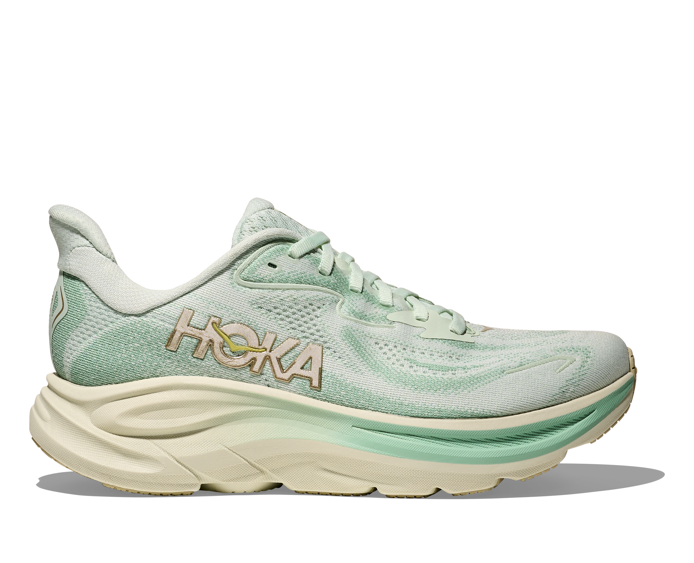 HOKA WOMEN'S CLIFTON 10 - WIDE D - SJD SEA GLASS/JADEITE 5.0