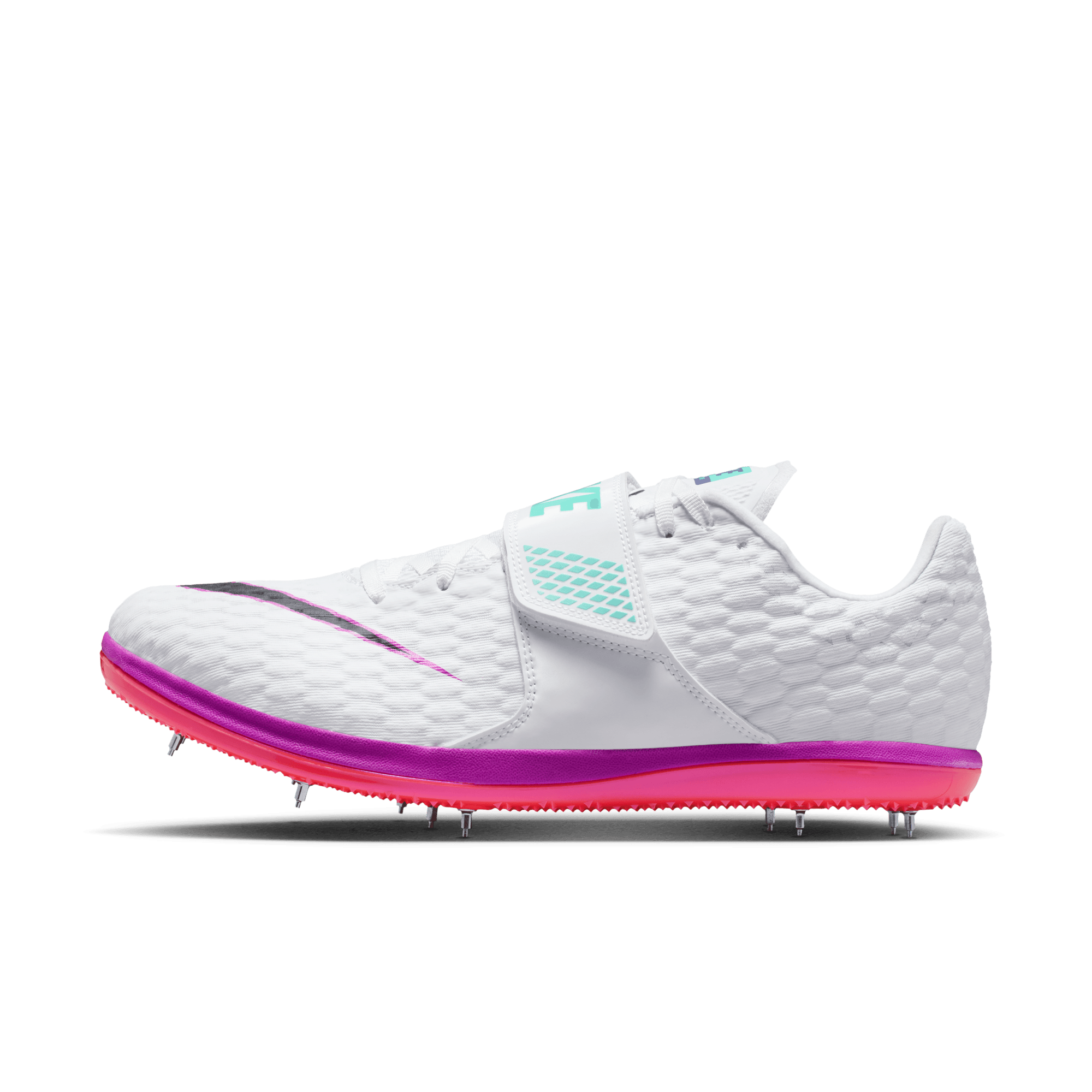 NIKE HIGH JUMP ELITE - WHITE/BRIGHT CRIMSON