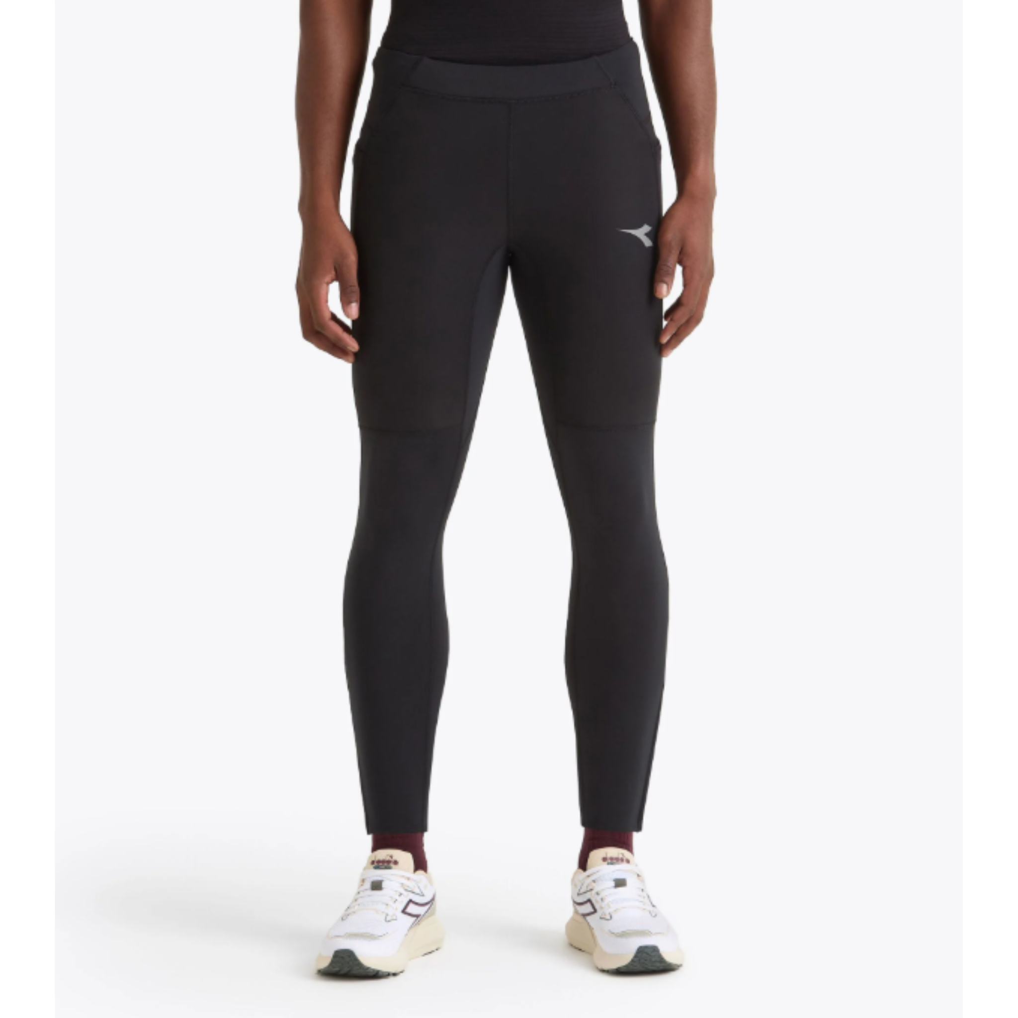 DIADORA MEN'S RUN TIGHTS WINTER PROTECTION - BLACK XS