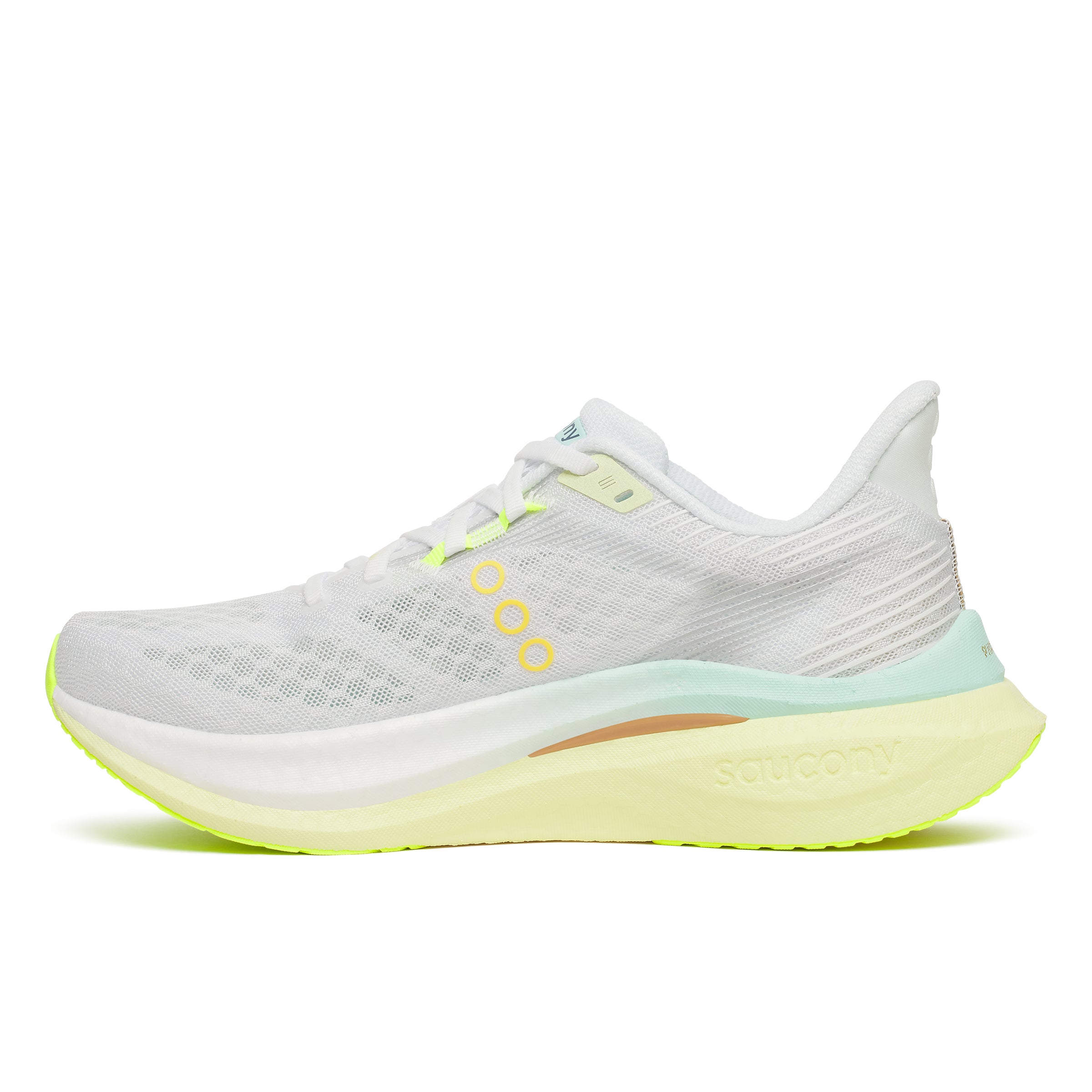 SAUCONY WOMEN'S ENDORPHIN SPEED 5 - B - WHITE/TENDER