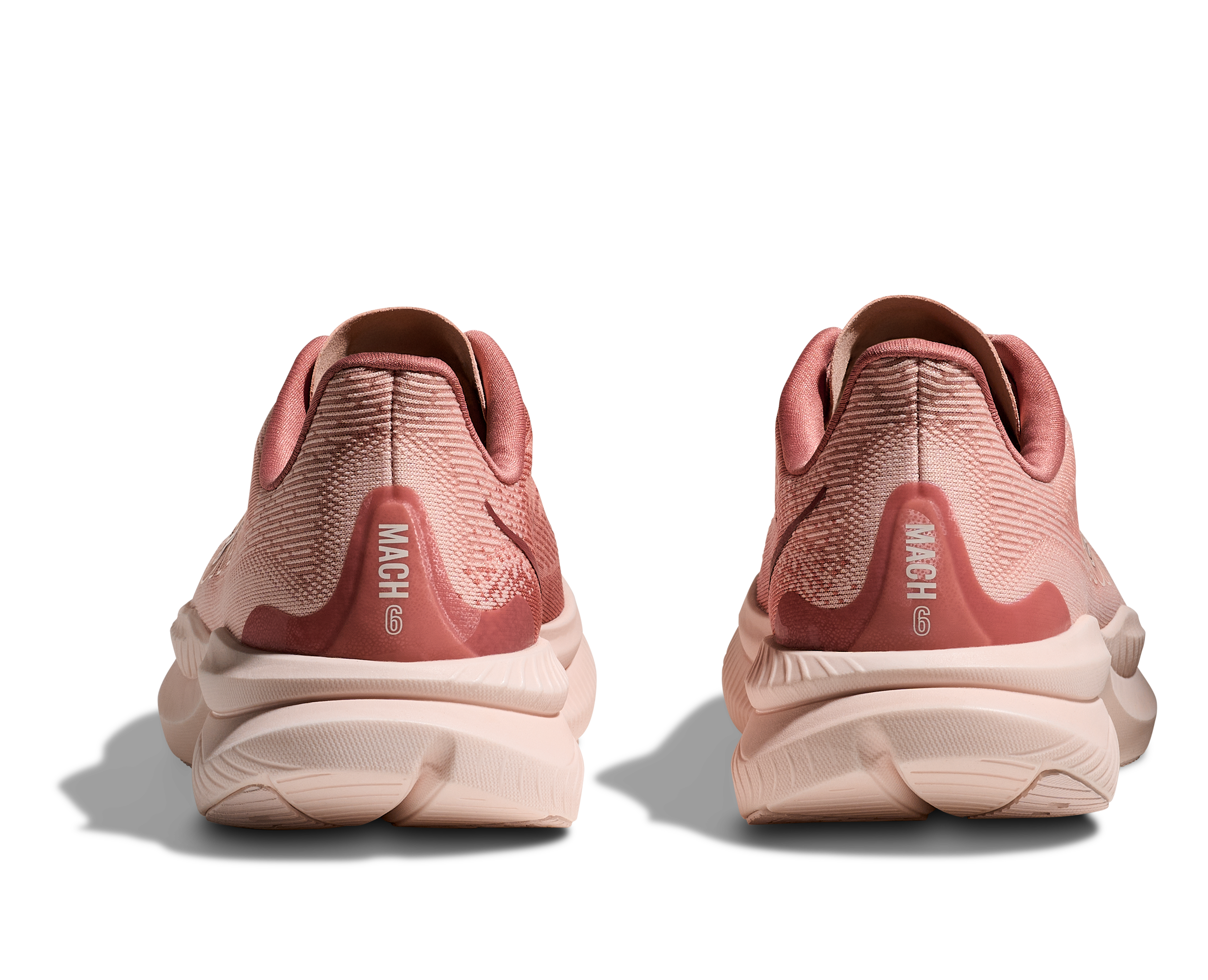 HOKA WOMEN'S MACH 6 - B - ROSE LATTE/BLUSH