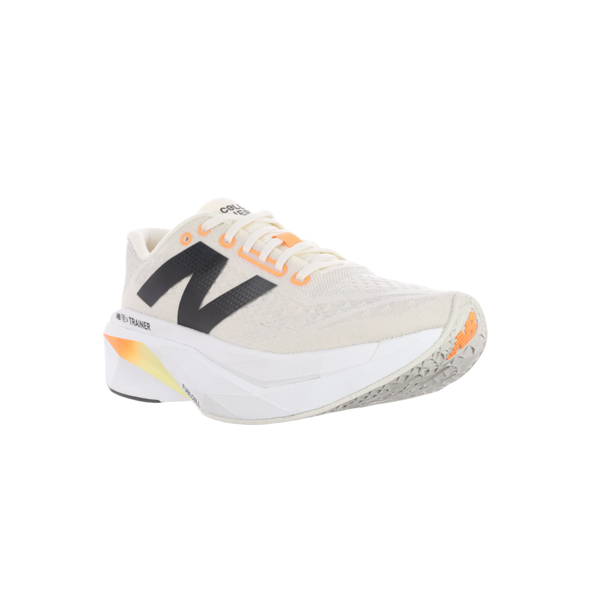 NEW BALANCE WOMEN'S FUELCELL SUPERCOMP TRAINER V3 - B - CA4 ANGORA/HOT MANGO