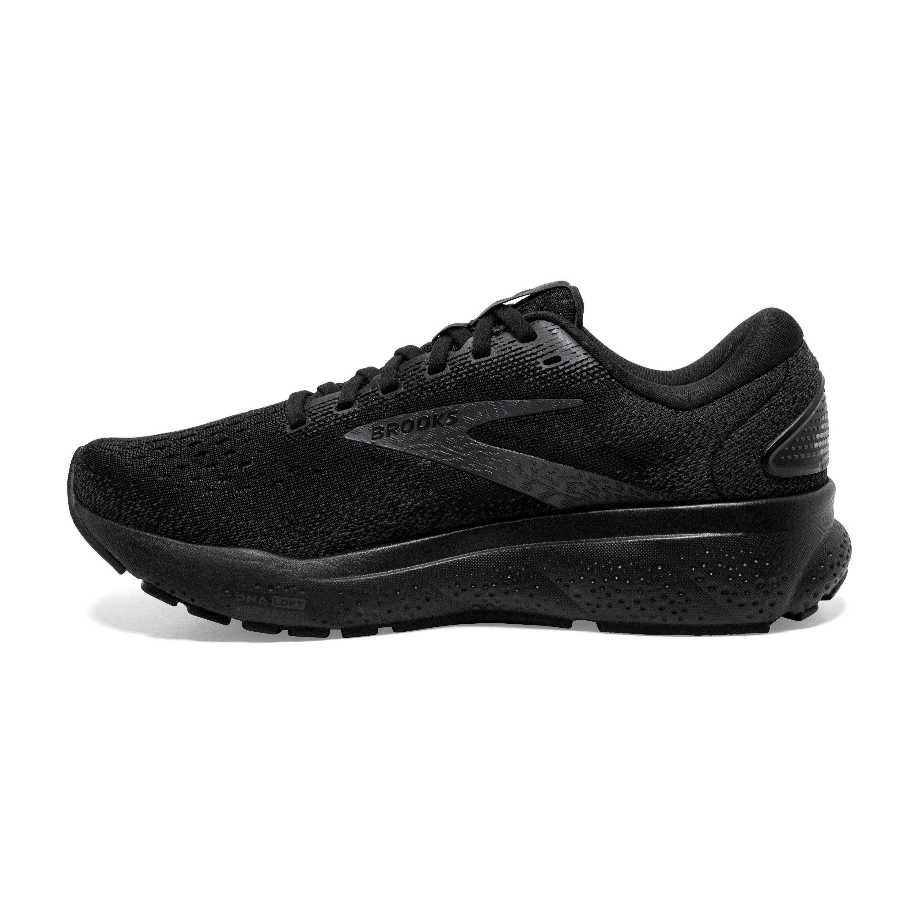 BROOKS WOMEN'S GHOST 16 - WIDE D - 020 BLACK/BLACK 