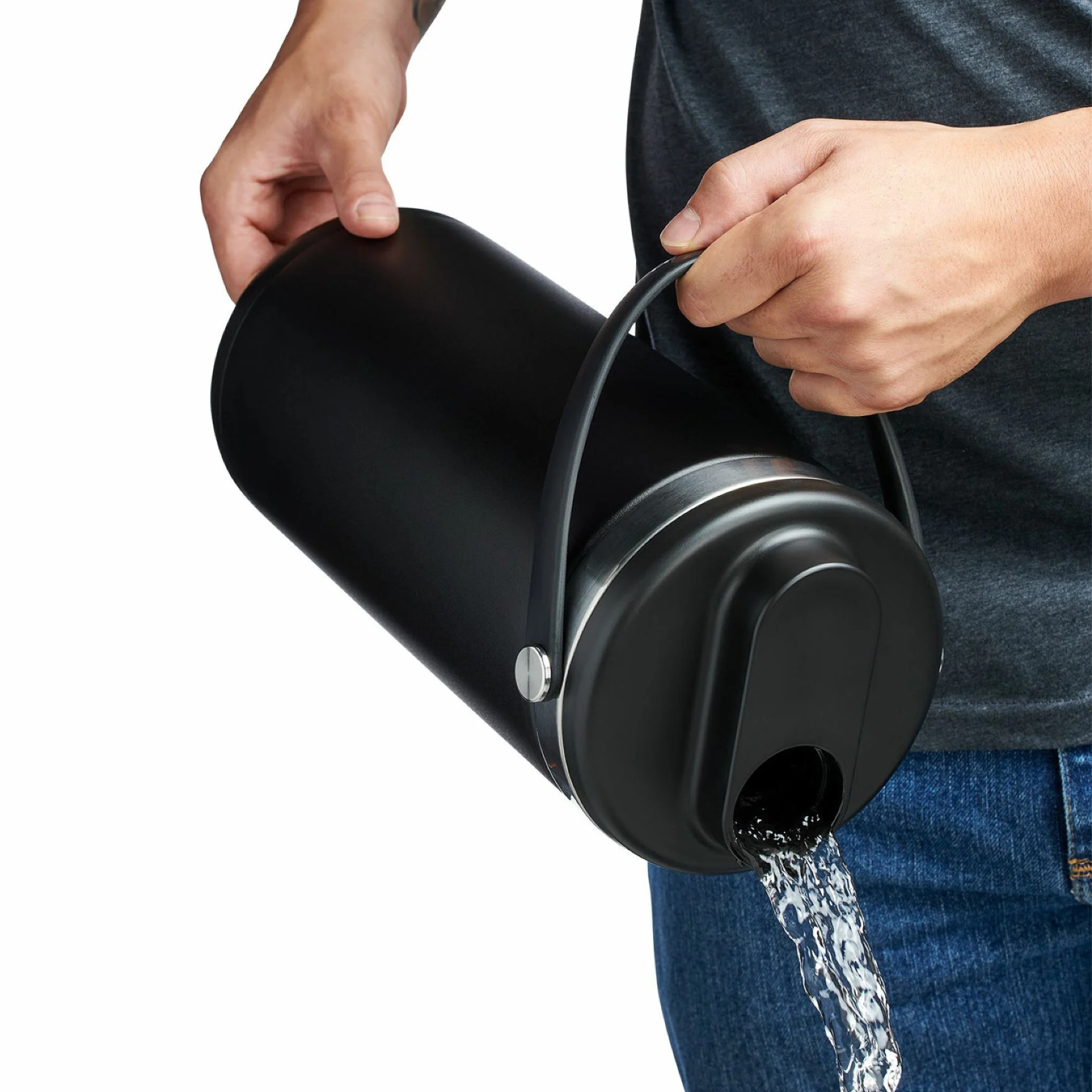 HYDRO FLASK 128OZ OASIS BLACK Performance Running Outfitters