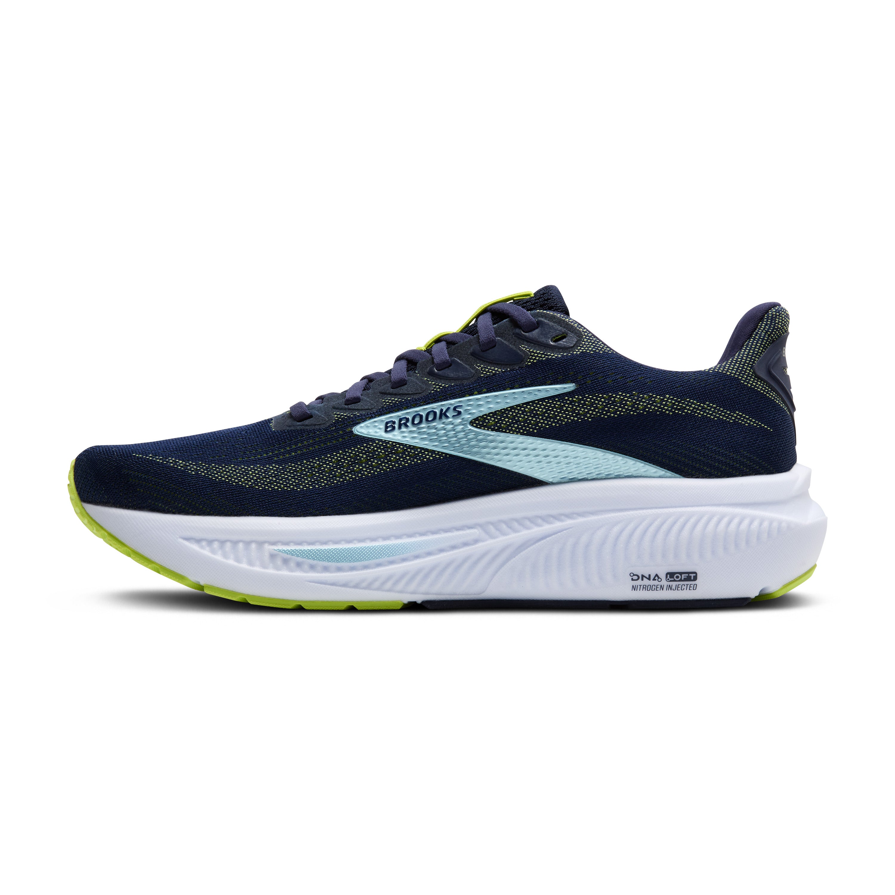 MEN'S GHOST 17 - D - PEACOAT/LIME/BLUE | Performance Running