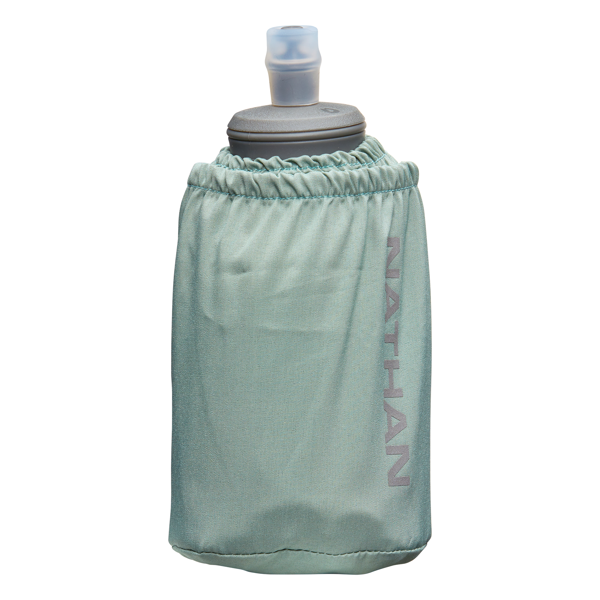 NATHAN PINNACLE 18OZ SOFT FLASK - SAGE GREEN