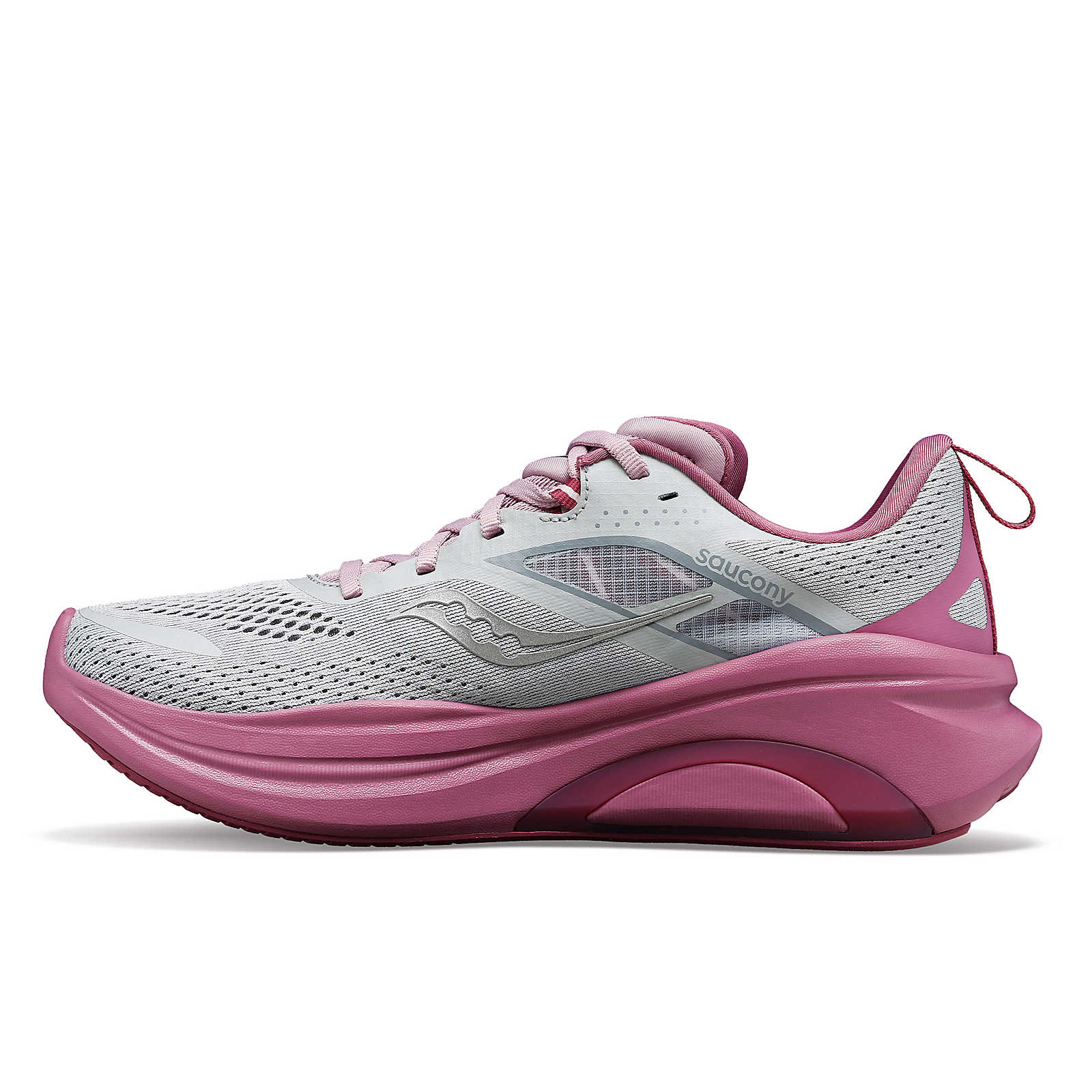 SAUCONY WOMEN'S OMNI 22 - B - 105 CLOUD/ORCHID - 8.0 