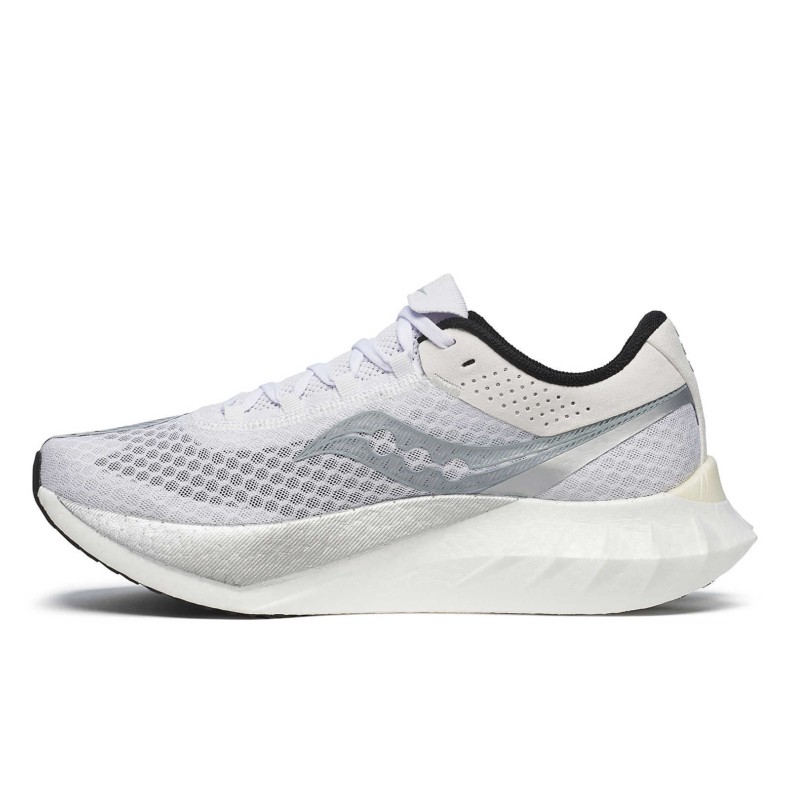 SAUCONY MEN'S ENDORPHIN PRO 4 - D - 201 WHITE/SILVER 