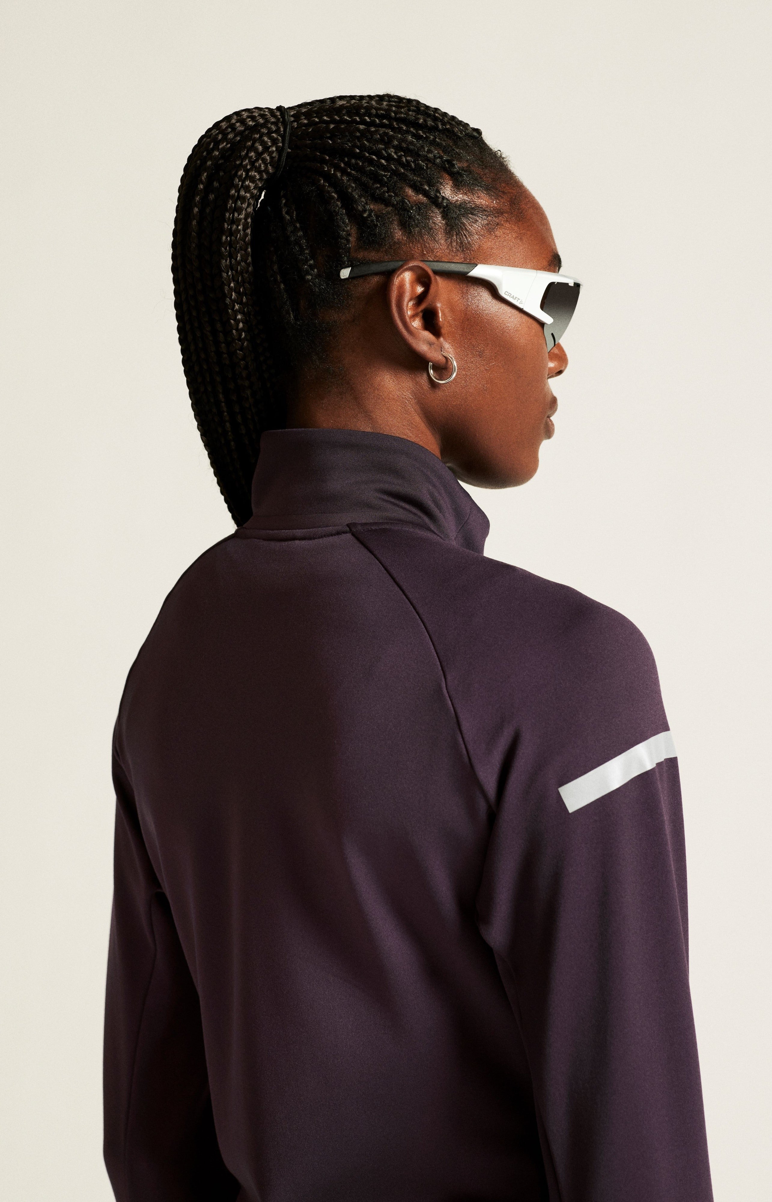 CRAFT WOMEN'S ADVANCED SUBZ JACKET - DKPLUM 