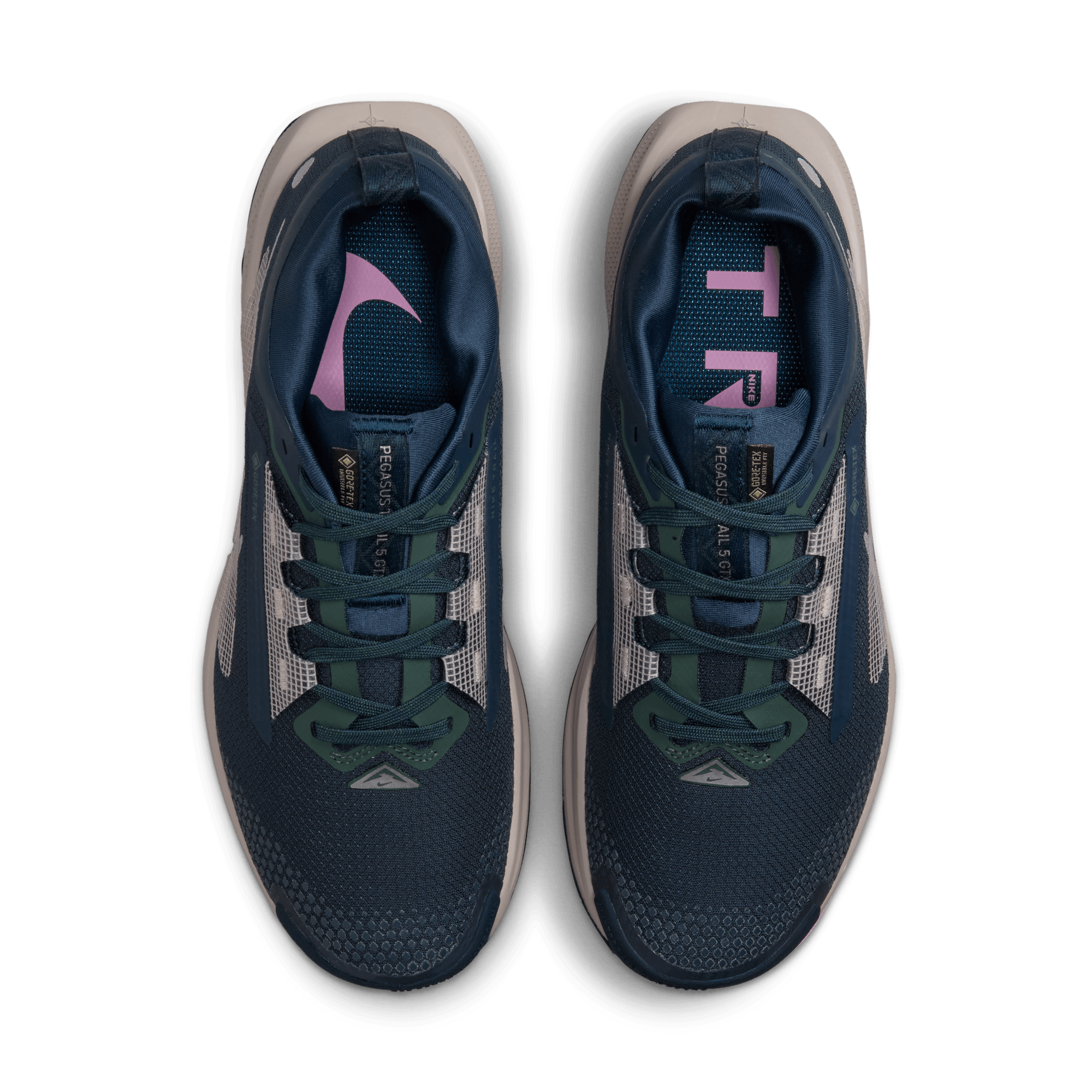 NIKE WOMEN'S PEGASUS TRAIL 5 GORE-TEX - B - 400 ARMORY NAVY