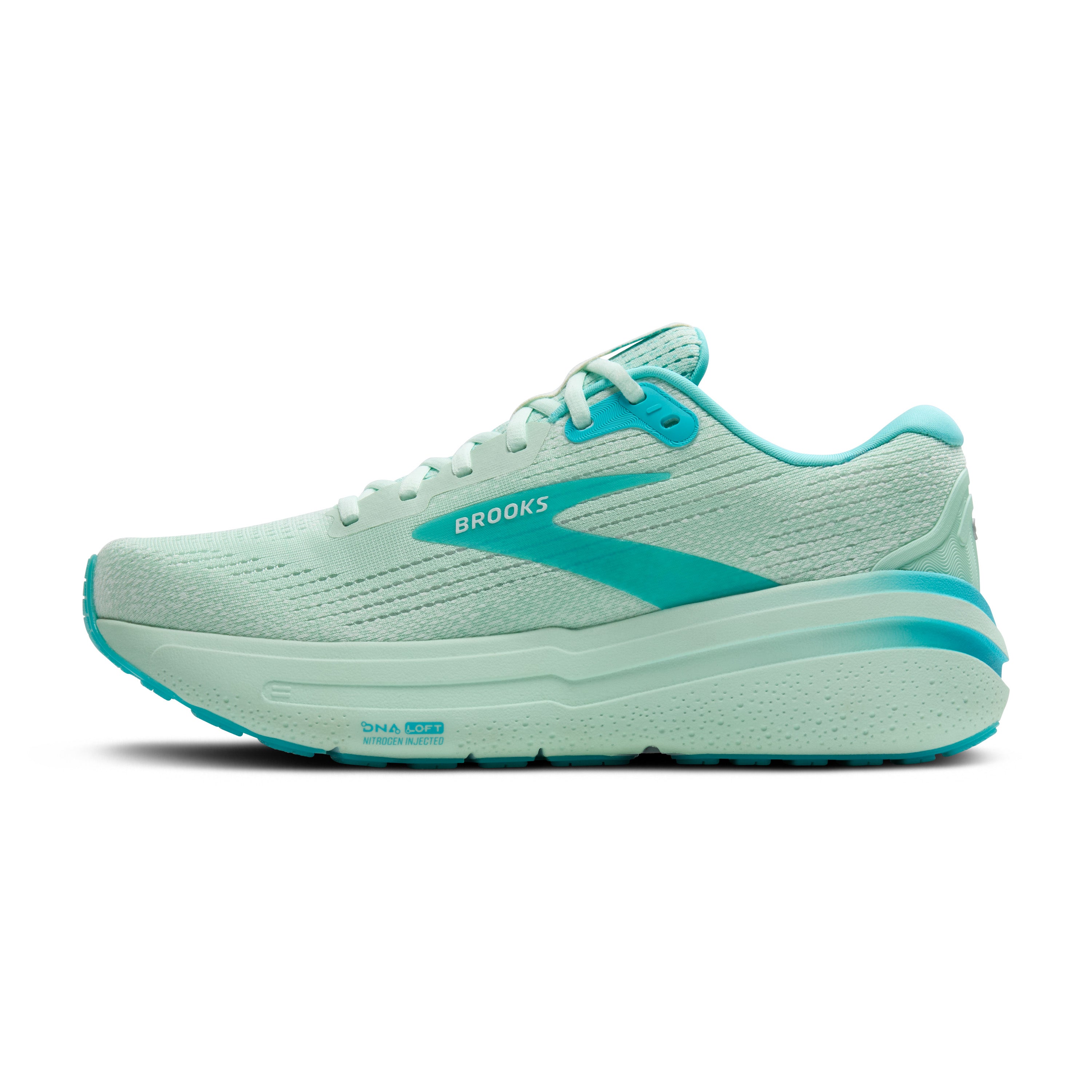 BROOKS MEN'S GHOST MAX 2 - D - 451 HONEYDEW/BLUE/WHITE