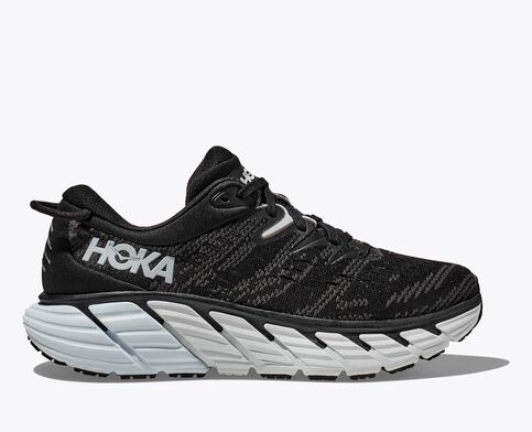 HOKA MEN'S GAVIOTA 4 - D - BWHT BLACK/WHITE - 13.0 