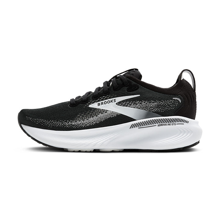 BROOKS WOMEN'S ADRENALINE GTS 25 - WIDE D - BLACK/GREY/WHITE
