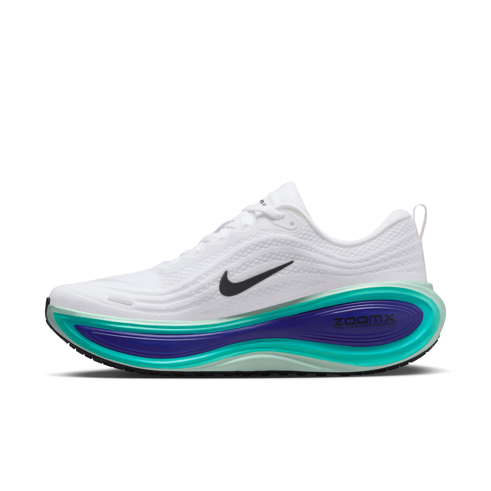 NIKE MEN'S VOMERO PLUS - D - WHITE/BLACK/BRIGHT CONCORD