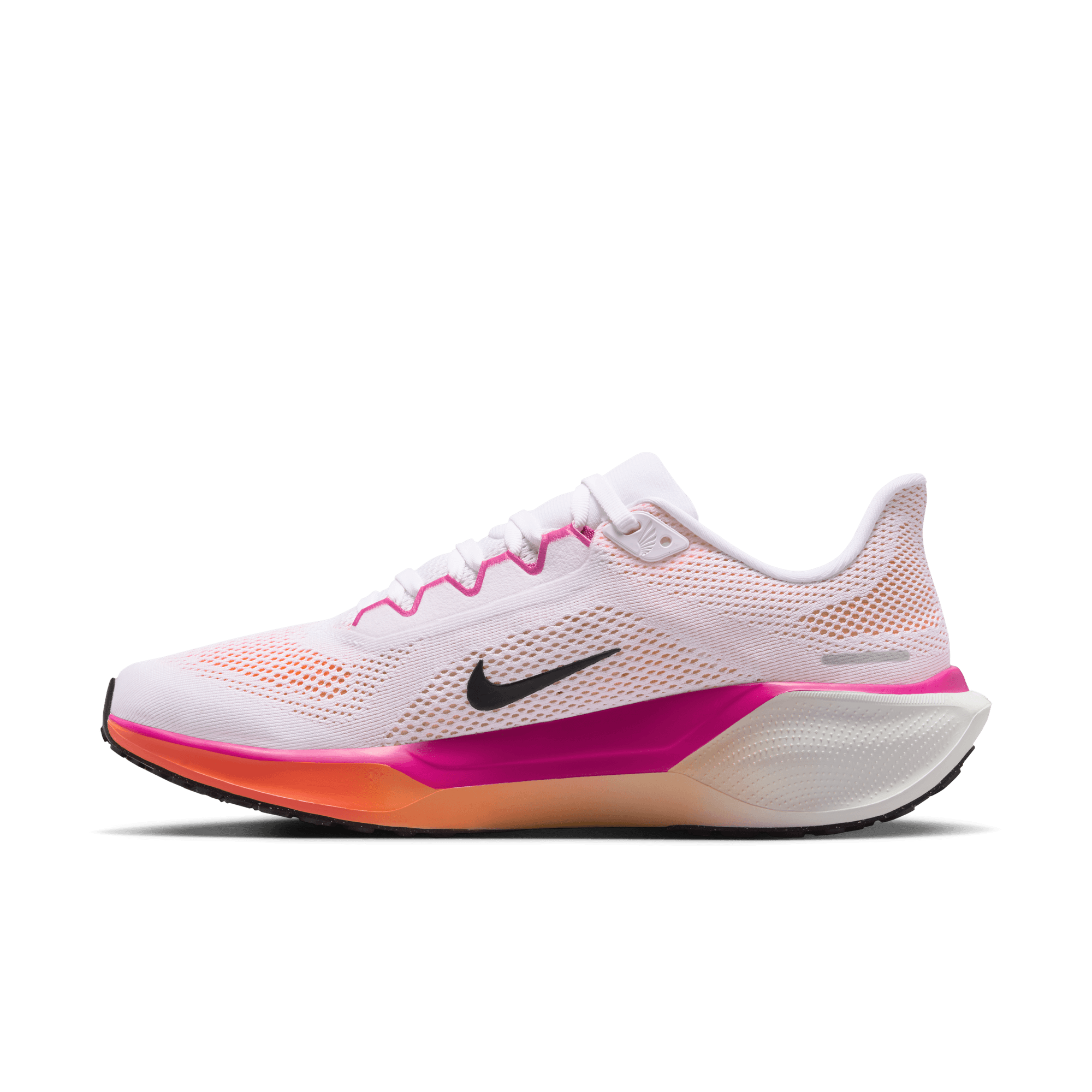 NIKE WOMEN'S PEGASUS 41 - B - WHITE/BLACK/FIRE PINK