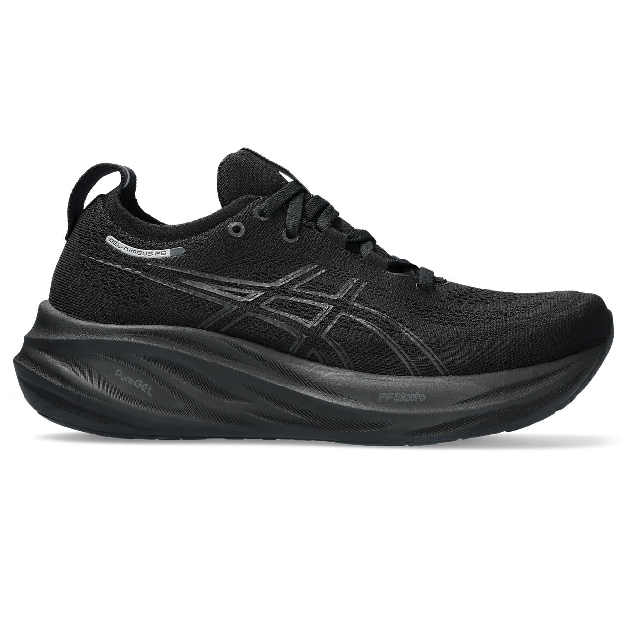 ASICS WOMEN'S NIMBUS 26 - B - 002 BLACK/BLACK 5.0