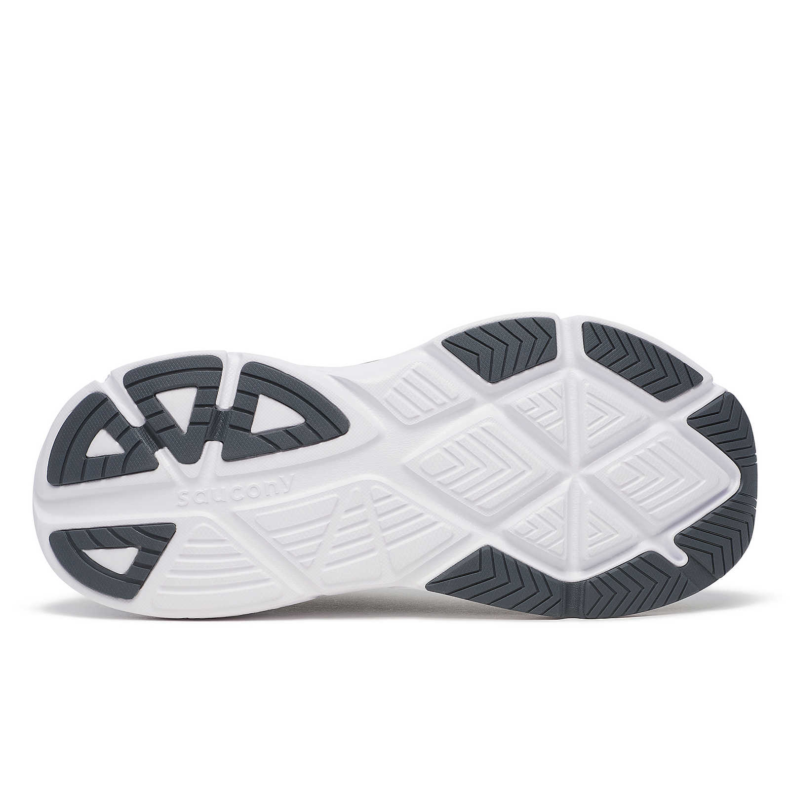 SAUCONY WOMEN'S GUIDE 18 - WIDE D - BLACK/WHITE - SIZE 6.5