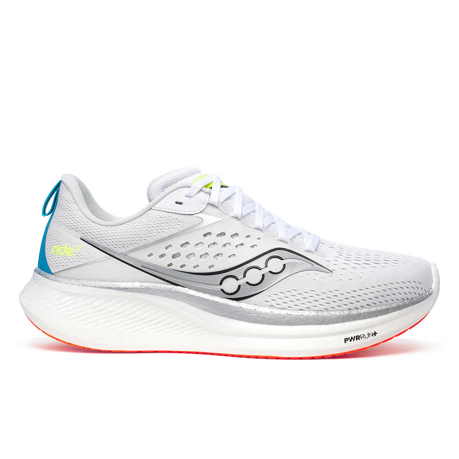 MEN'S RIDE 17 D 218 WHITE/VIZI Performance Running Outfitters
