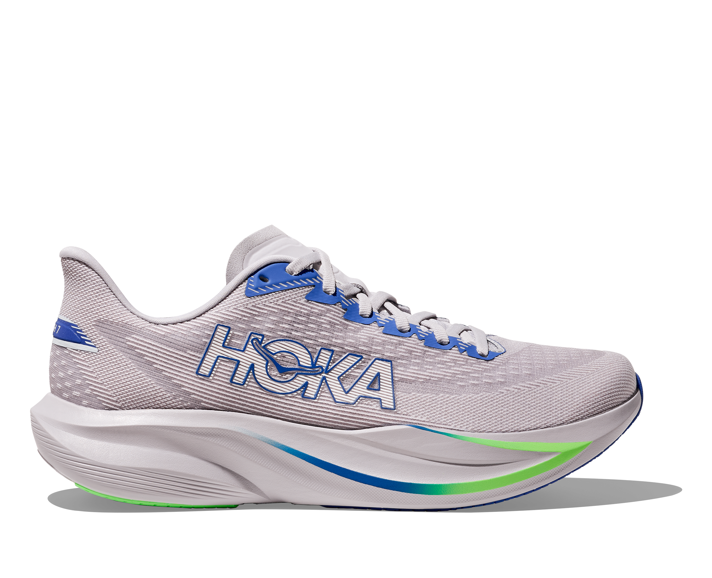 HOKA MEN'S MACH 7 - D - ASH GREY/COBALT BLUE 7.0