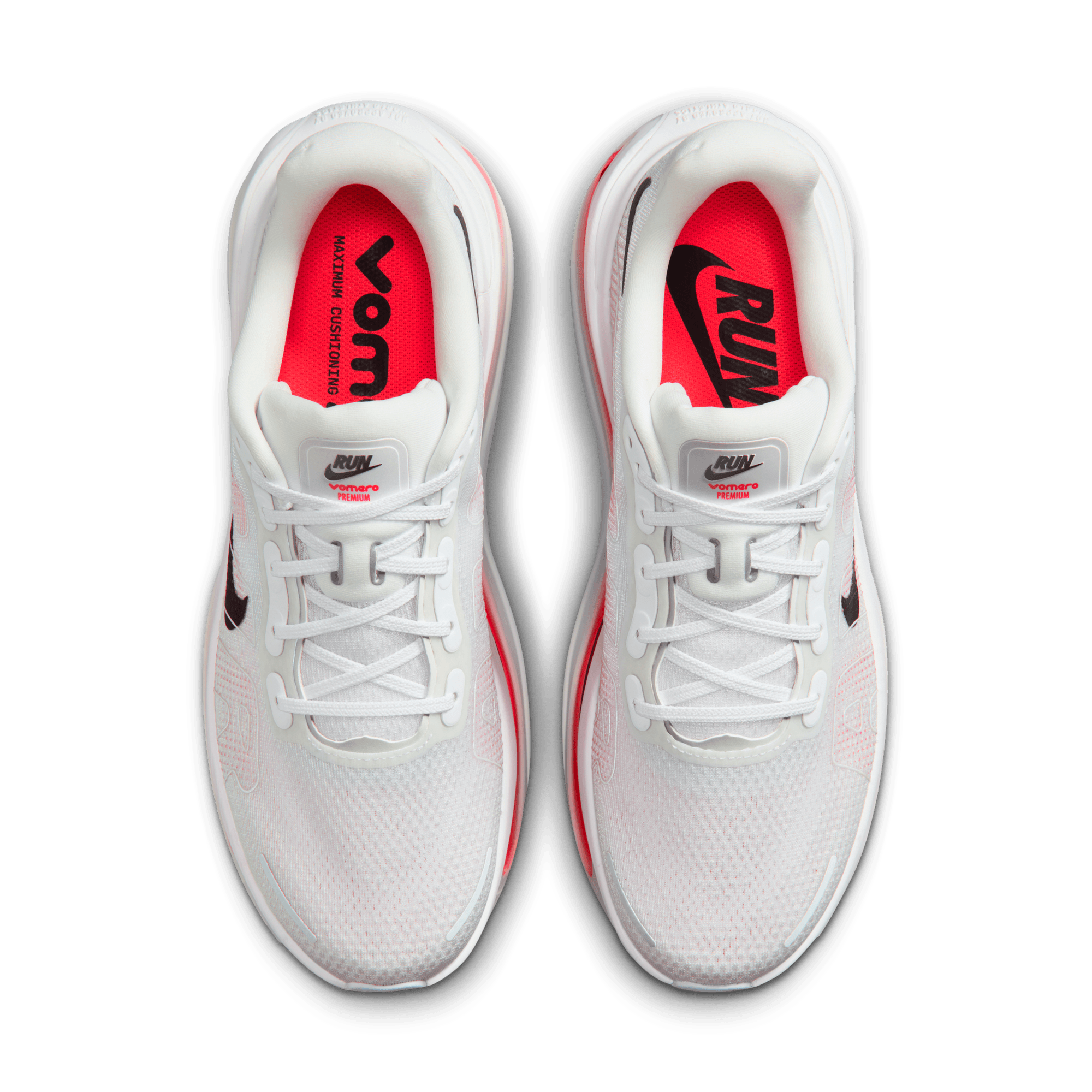 MEN'S VOMERO PREMIUM - D - WHITE/BLACK/BRIGHT CRIMSON MEN'S VOMERO PREMIUM - D - WHITE/BLACK/BRIGHT CRIMSON