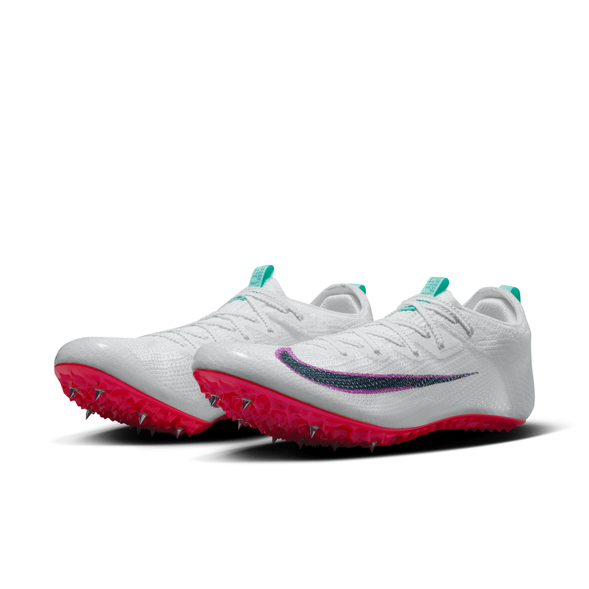 NIKE AIR ZOOM SUPERFLY ELITE 2 - D - WHITE/BRIGHT CRIMSON