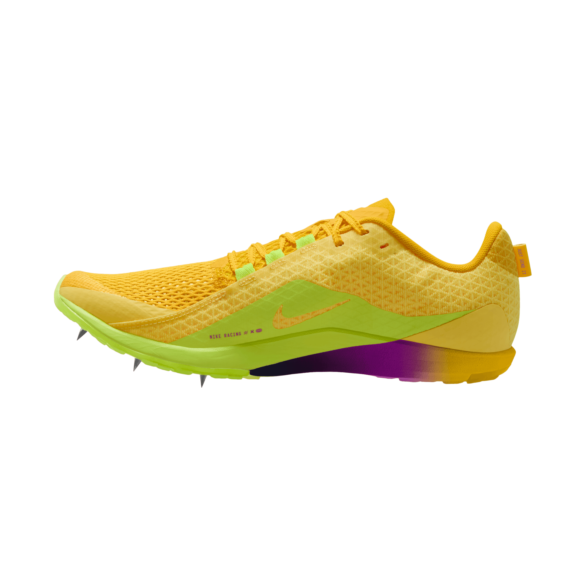 NIKE ZOOM RIVAL XC 7 - D - CITRON PULSE/INDIGO BURST