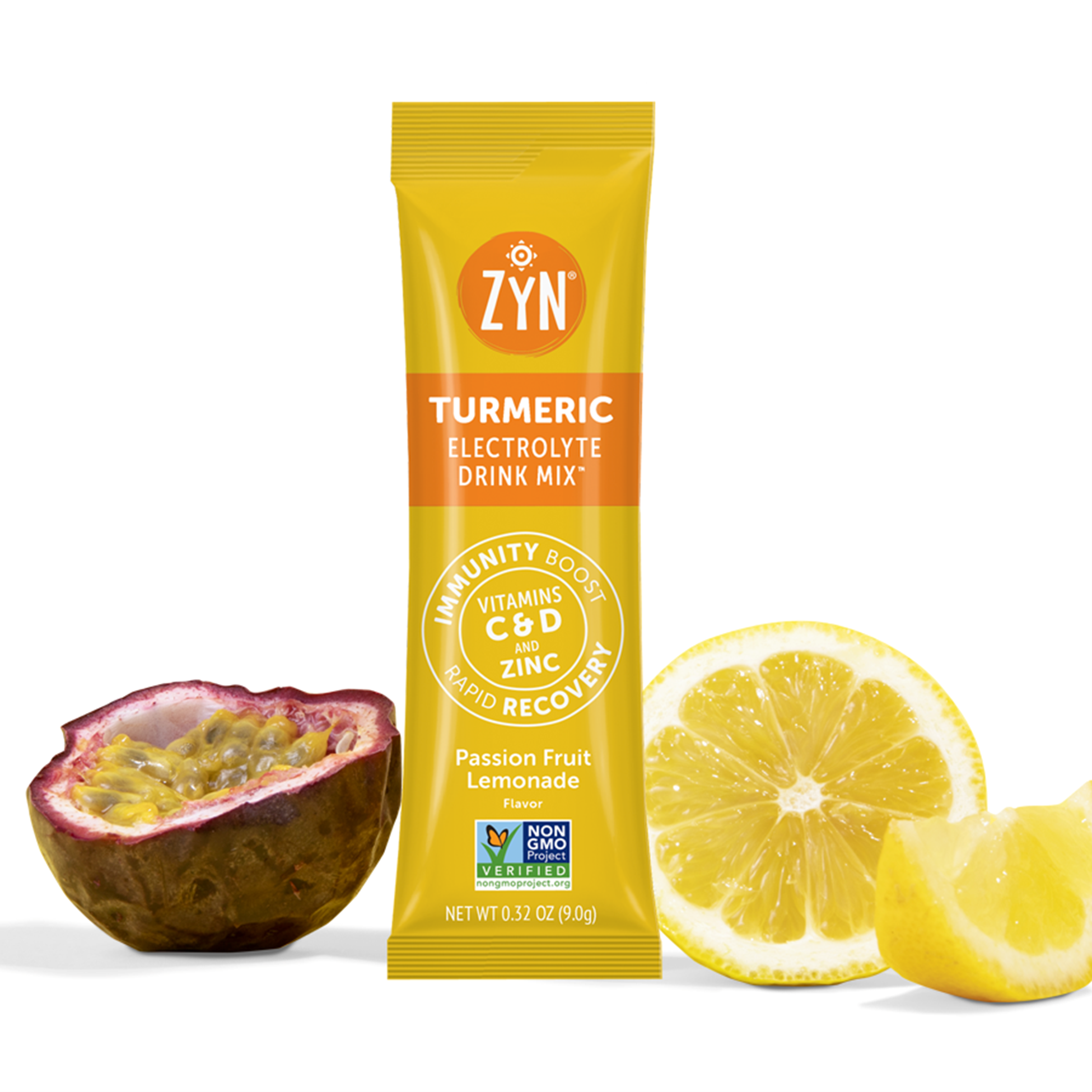 ZYN ZYN ELECTROLYTE DRINK MIX PASSION FRUIT LEMONADE