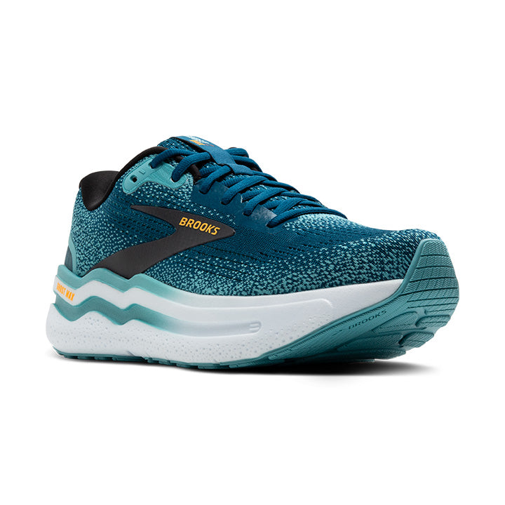 BROOKS MEN'S GHOST MAX 2 - D - 431 MOROCCAN BLUE/AQUA/ORANGE POP 