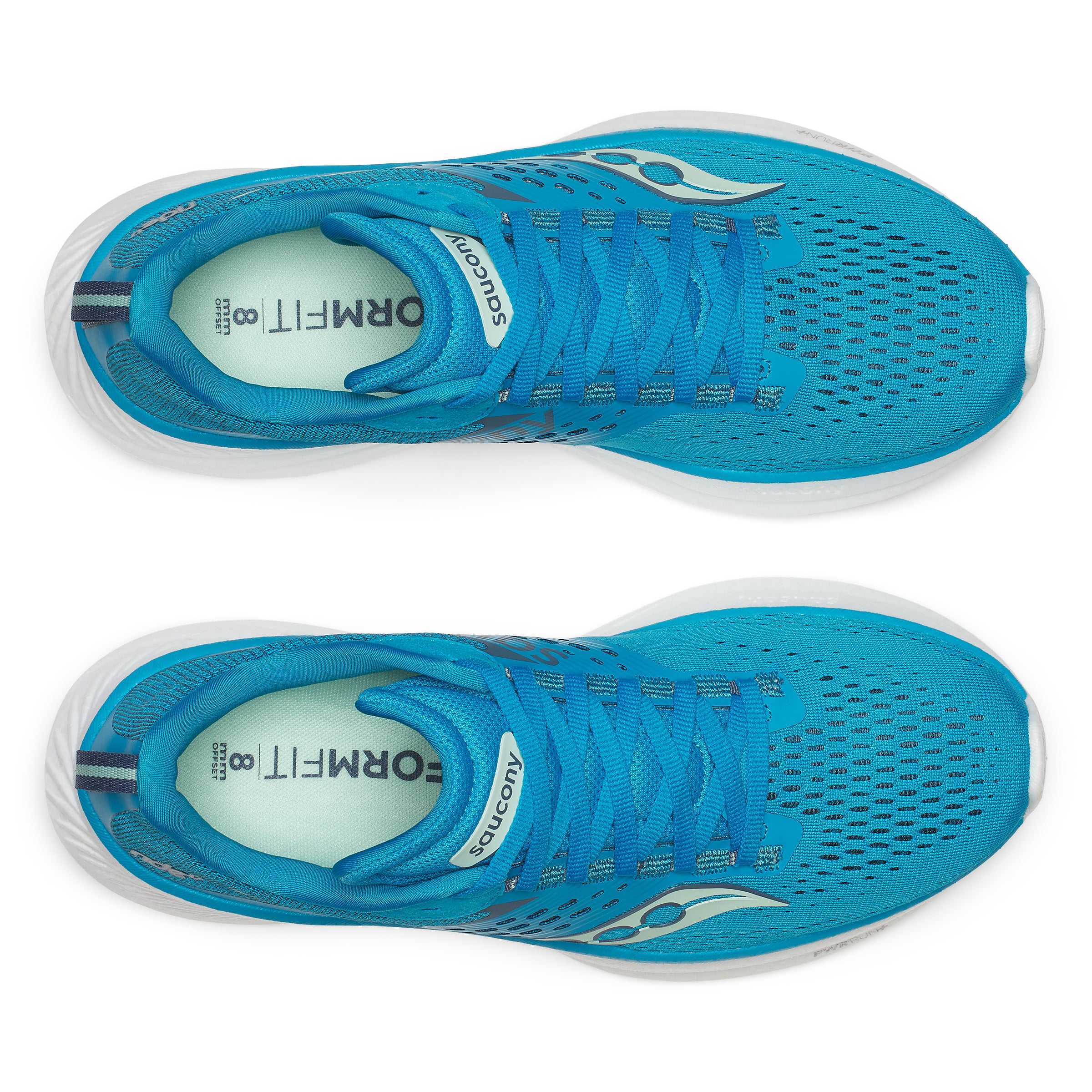 SAUCONY WOMEN'S RIDE 17 - B - 218 VIZIBLUE/MIRAGE 