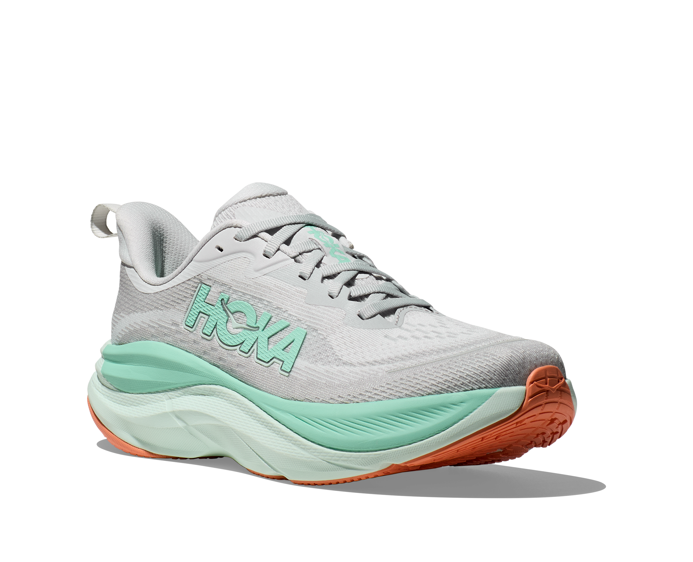 HOKA WOMEN'S SKYFLOW - B - CMCG COSMIC GREY/SEAFOAM 