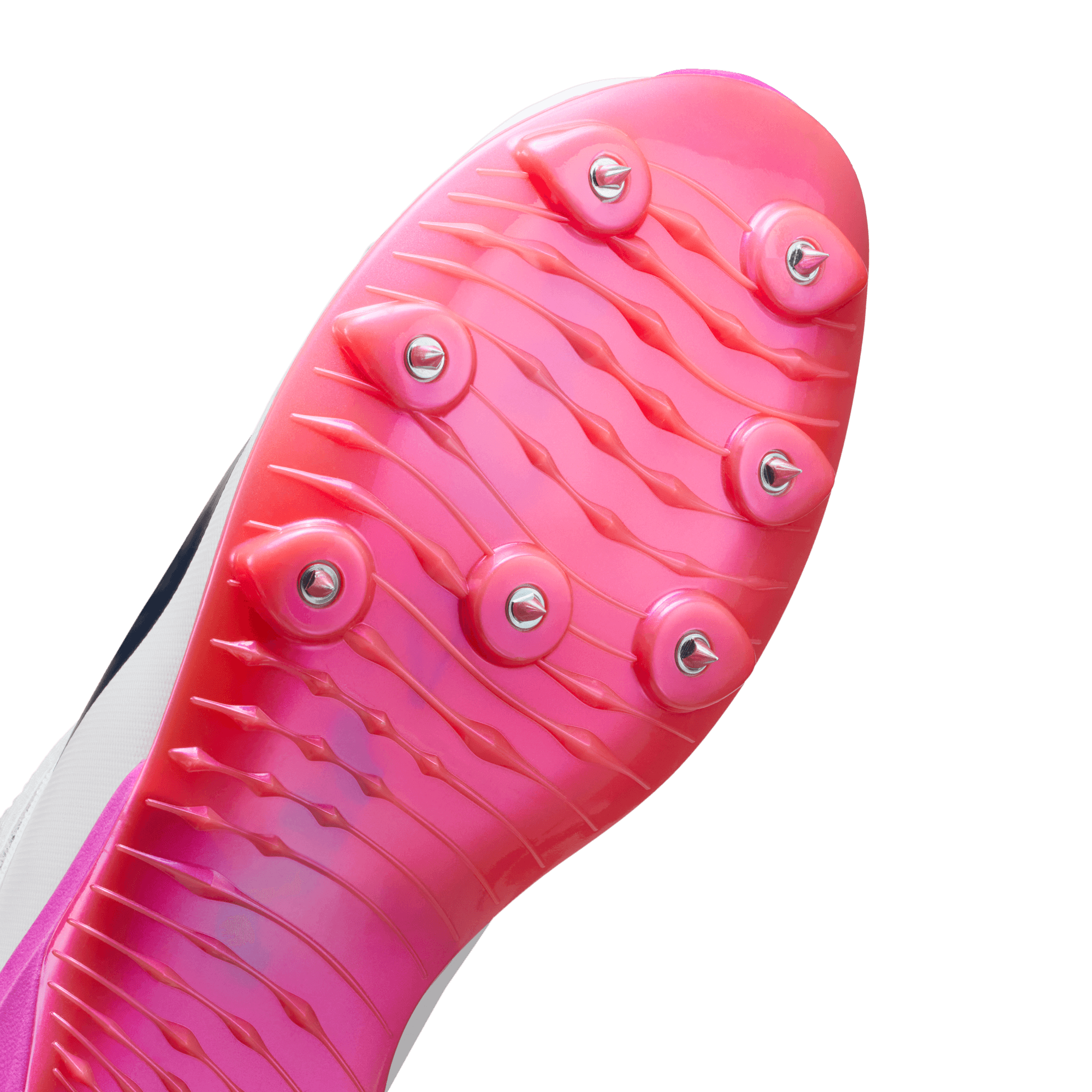 NIKE AIR ZOOM LONG JUMP ELITE - D - WHITE/BRIGHT CRIMSON