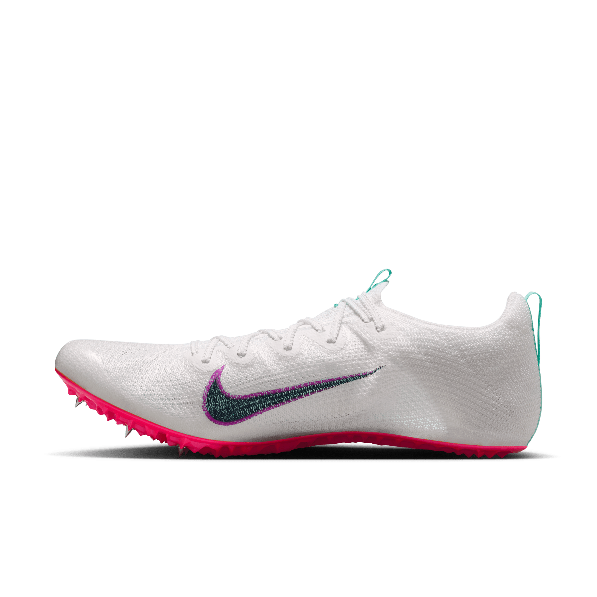 NIKE AIR ZOOM SUPERFLY ELITE 2 - D - WHITE/BRIGHT CRIMSON